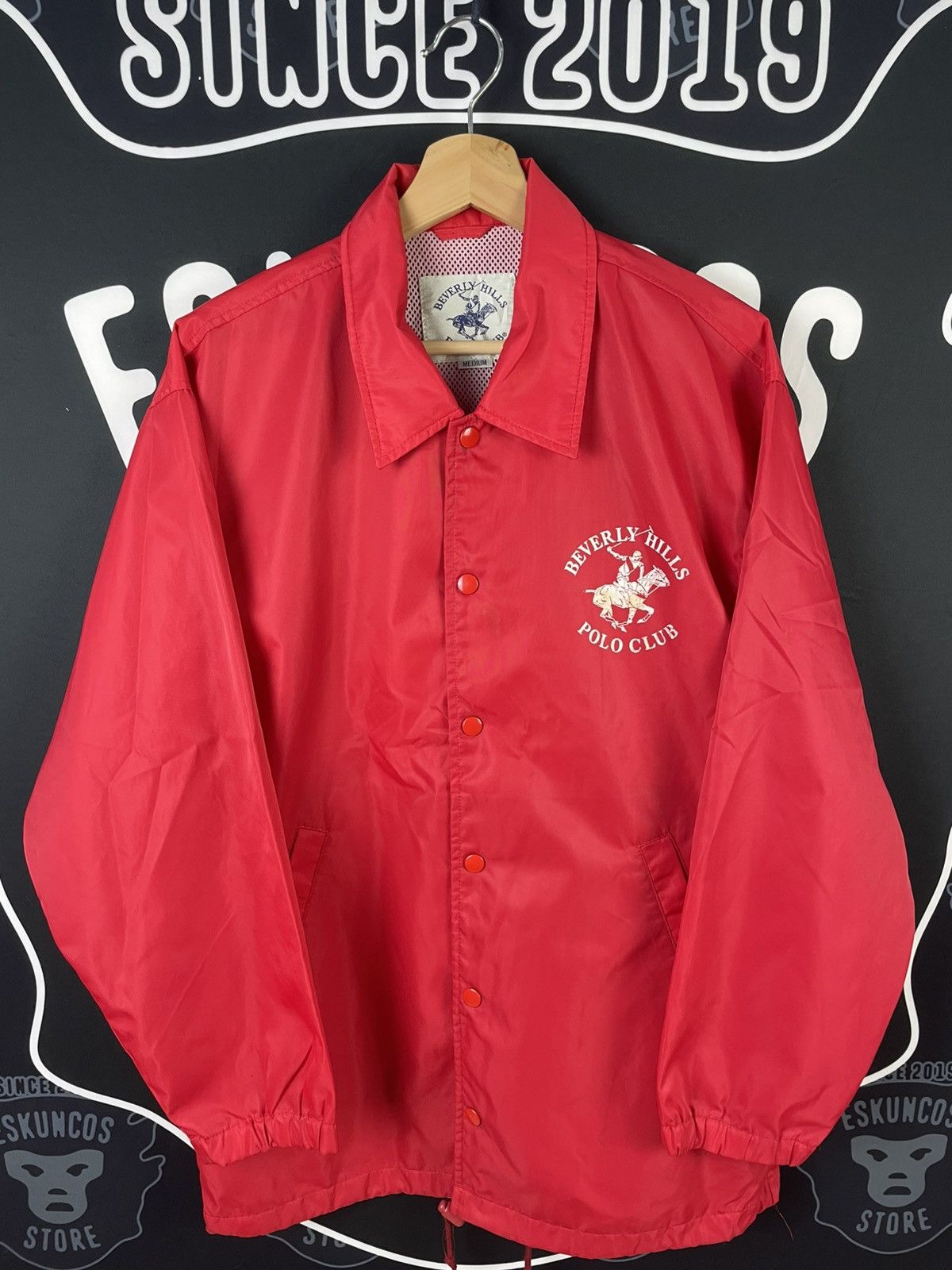 Beverly Hills Polo Club × Polo Ralph Lauren Vintage 90s Polo Club Windbreaker Jacket Size US L / EU 52-54 / 3 - 2 Thumbnail