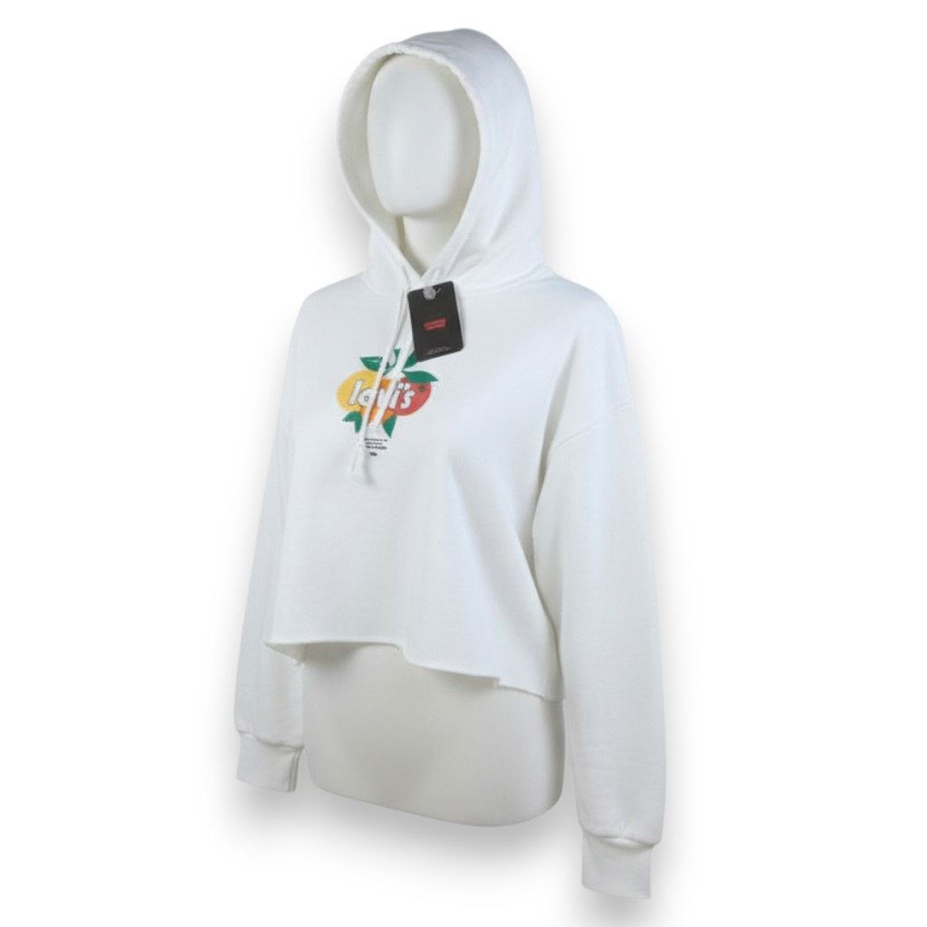Levi's Levi’s White Cropped Graphic Hoodie California Size Medium Size M / US 6-8 / IT 42-44 - 11 Thumbnail