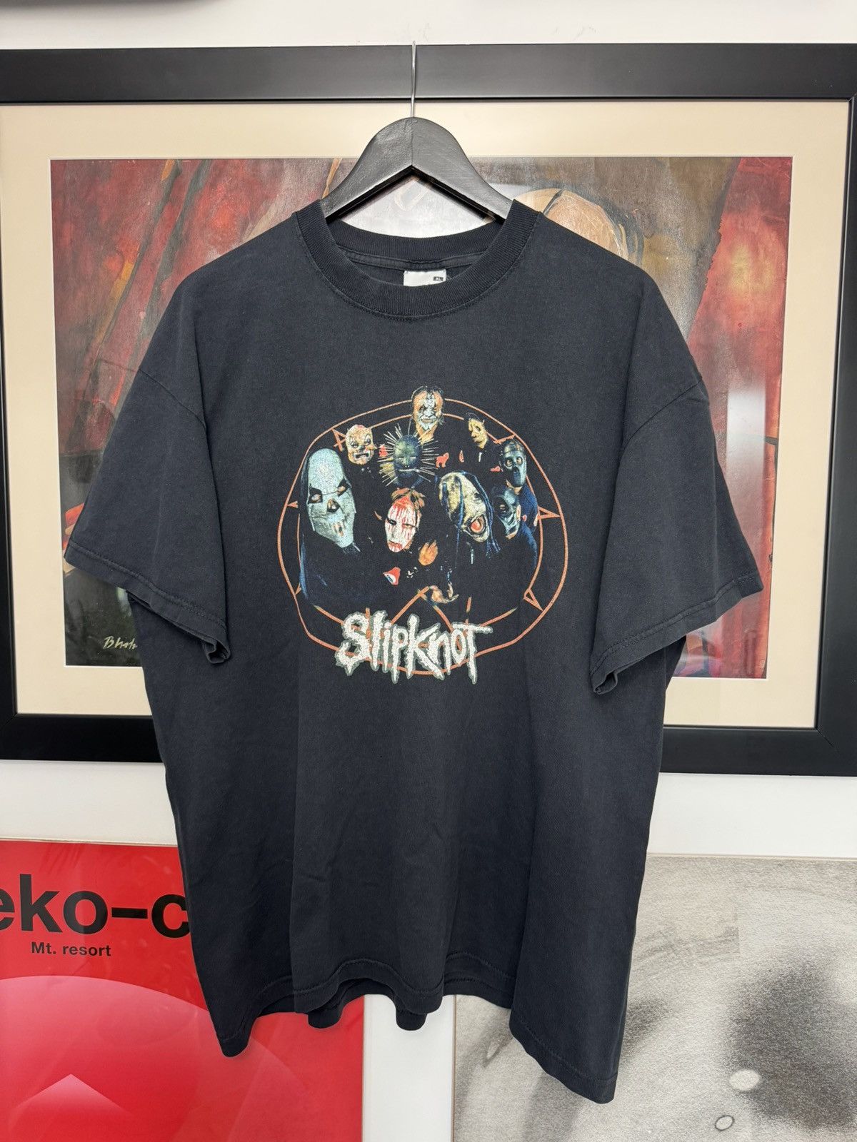 Band Tees Vintage Slipknot Og Metal Tee 2002 Back Print Avant Garde Size US XL / EU 56 / 4 - 1 Thumbnail