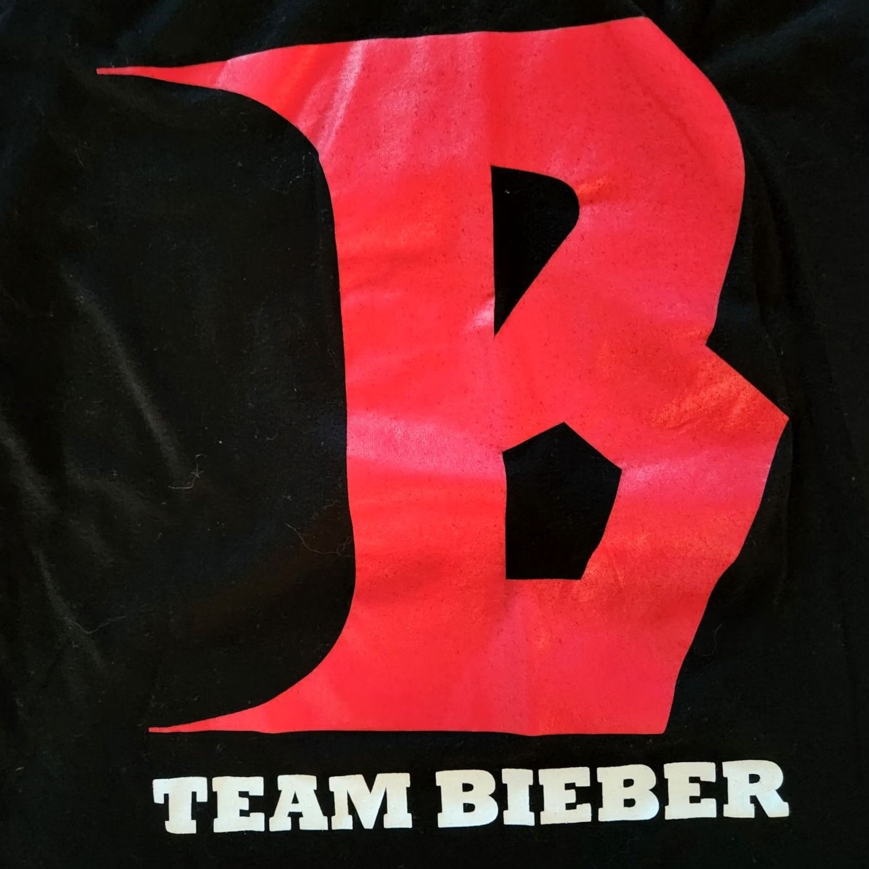 Vintage Justin Bieber Team Bieber Stadium Tour 2017 S Short Sleeve Crew Neck T-Shirt Black Music Size US S / EU 44-46 / 1 - 2 Thumbnail