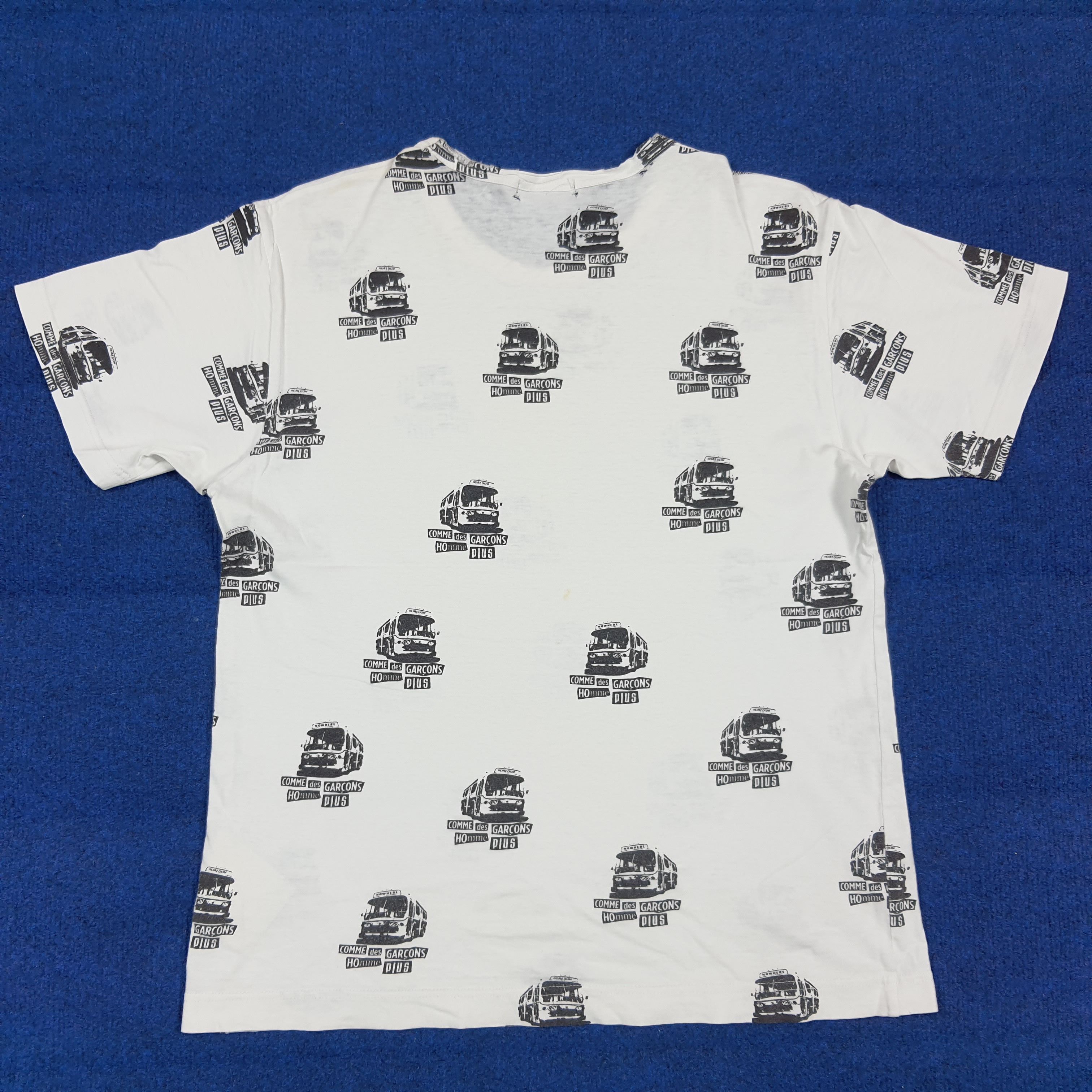 Comme des Garcons Homme Plus Rare Comme des Garcons All Over Bus Graphic Tee C294N48 Size US M / EU 48-50 / 2 - 4 Thumbnail