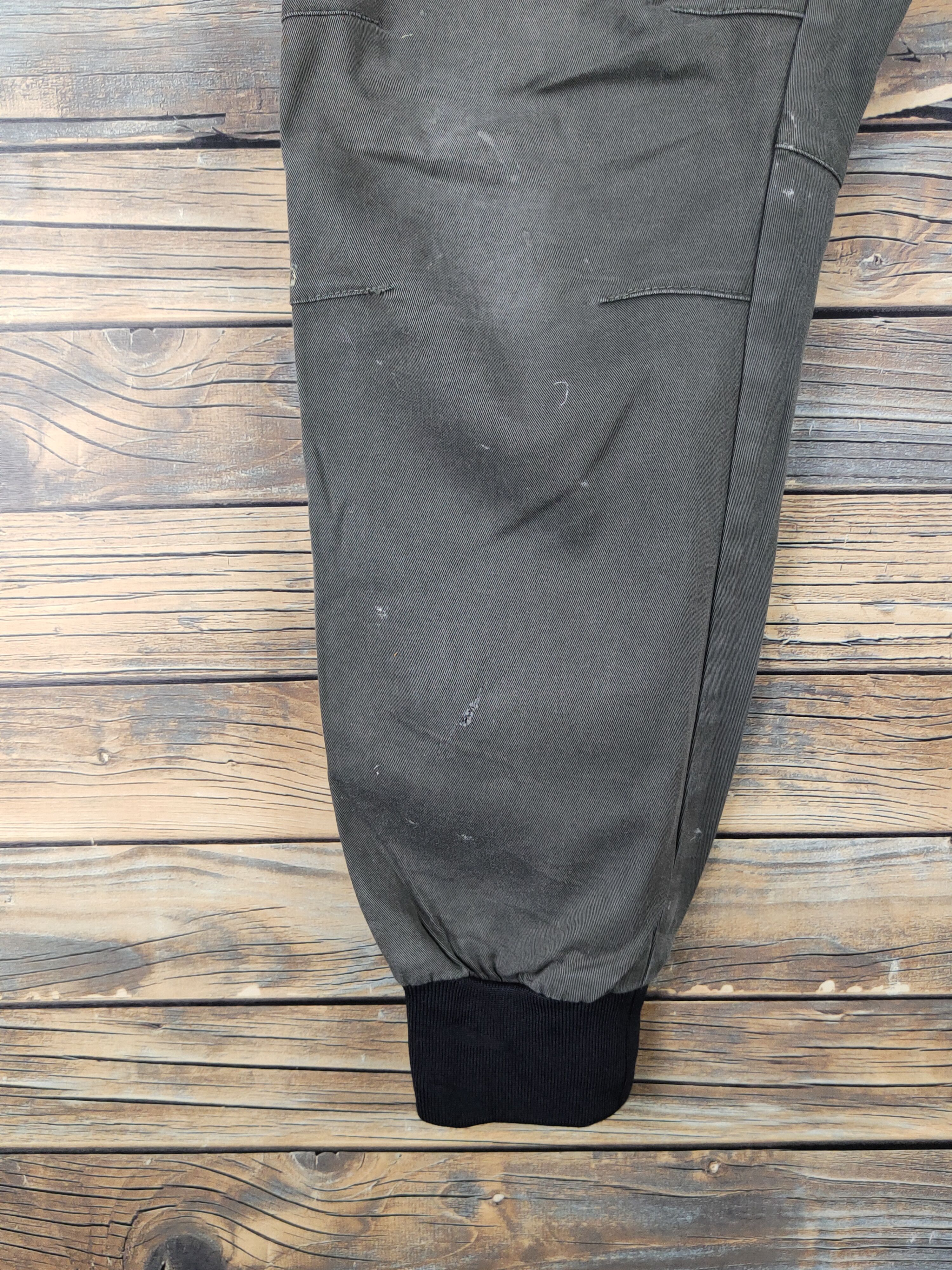 Japanese Brand Tora Olive Multipocket Tactical Joggers #W1421 Size US 33 - 4 Thumbnail