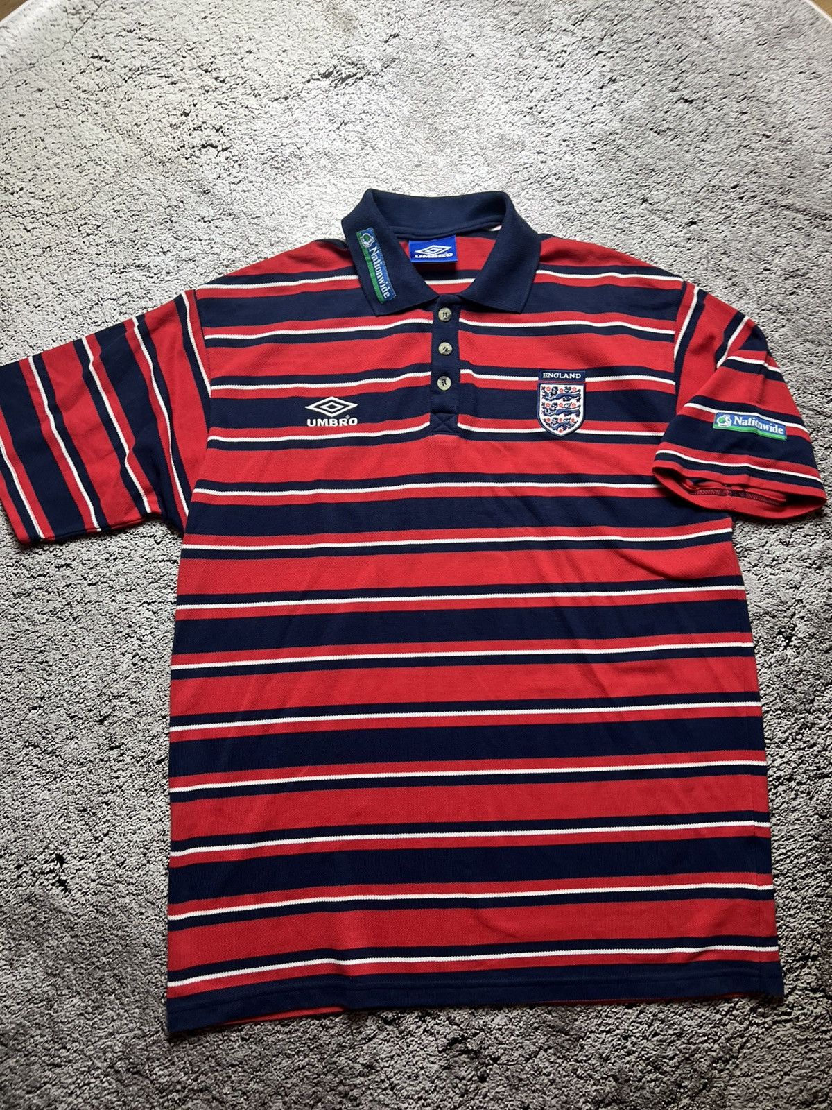 Umbro 2002-2004 England national football team umbro polo jersey Size US XL / EU 56 / 4 - 1 Thumbnail