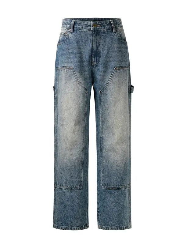 VIBE skate hiphop faded carpenter cargo jeans Size US 32 / EU 48 - 6 Thumbnail