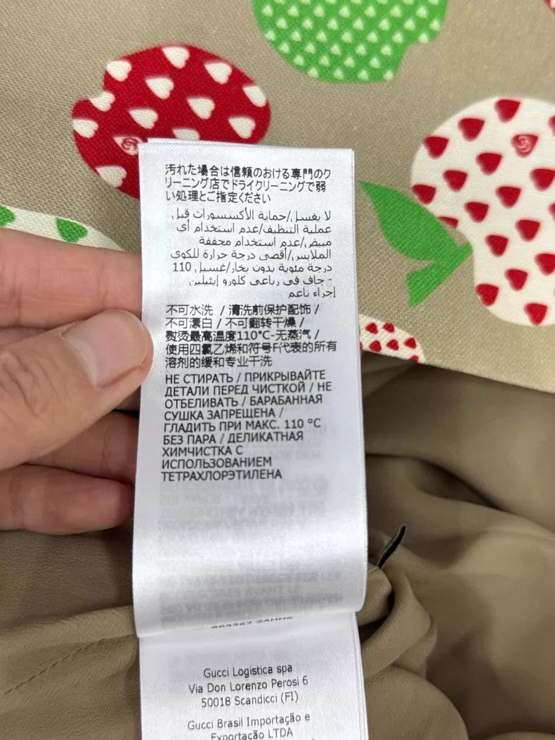 Gucci Gucci Apple print skirt Size 27" / US 4 / IT 40 - 8 Thumbnail