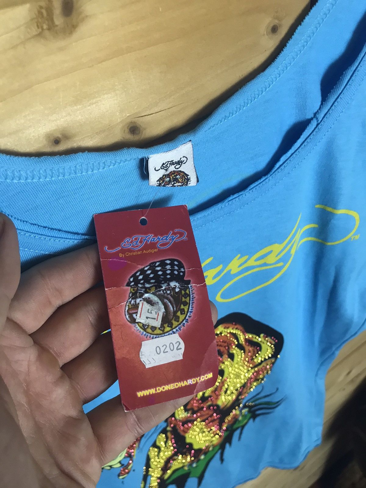Ed Hardy Vintage Ed Hardy tiger shirt with tag Size L / US 10 / IT 46 - 6 Thumbnail