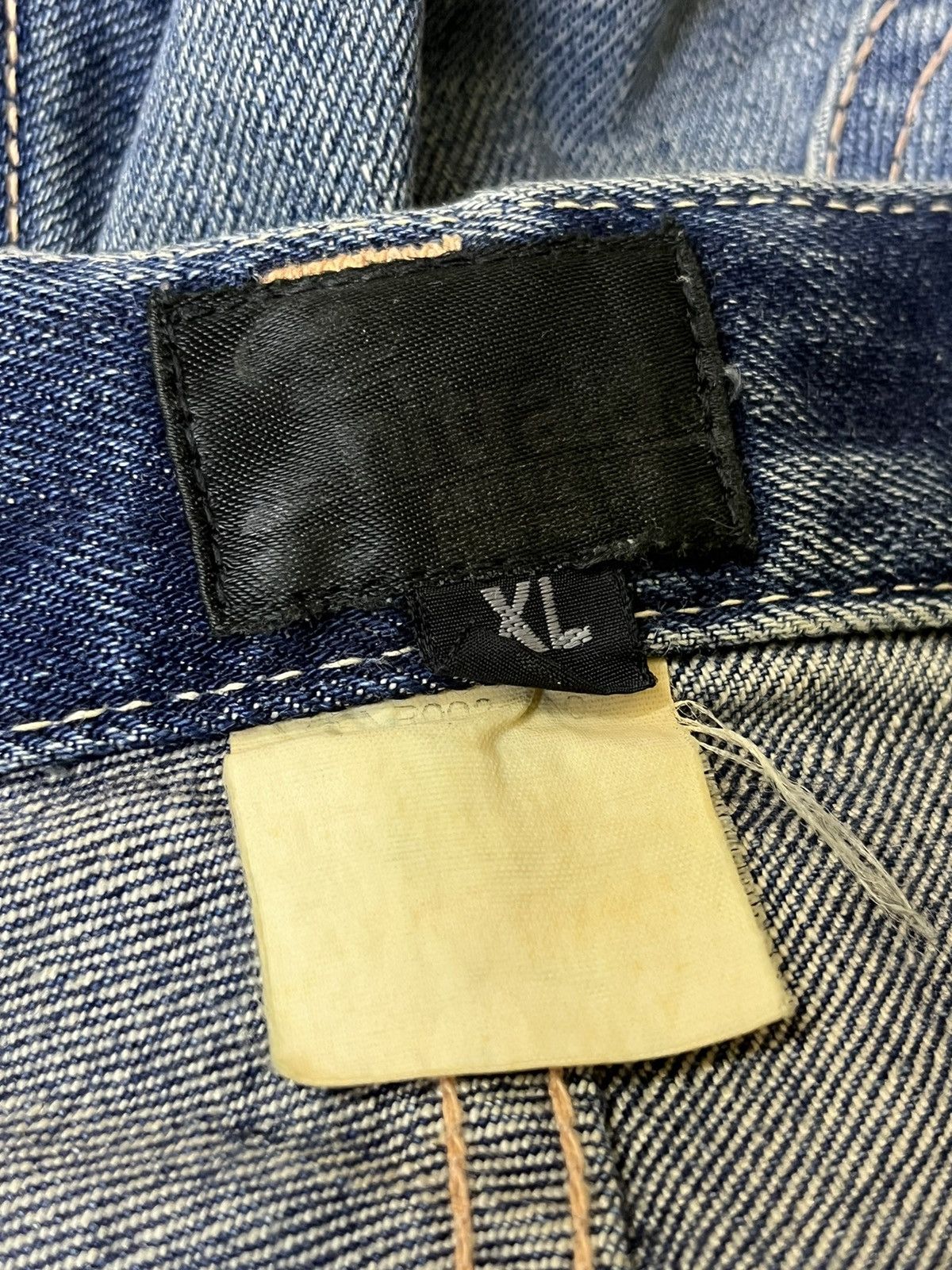 Japanese Brand SICK Y2K JAPANESE CULTURE NITRAID LOOSE FIT SELVEDGE JEANS Size US 37 - 22 Thumbnail