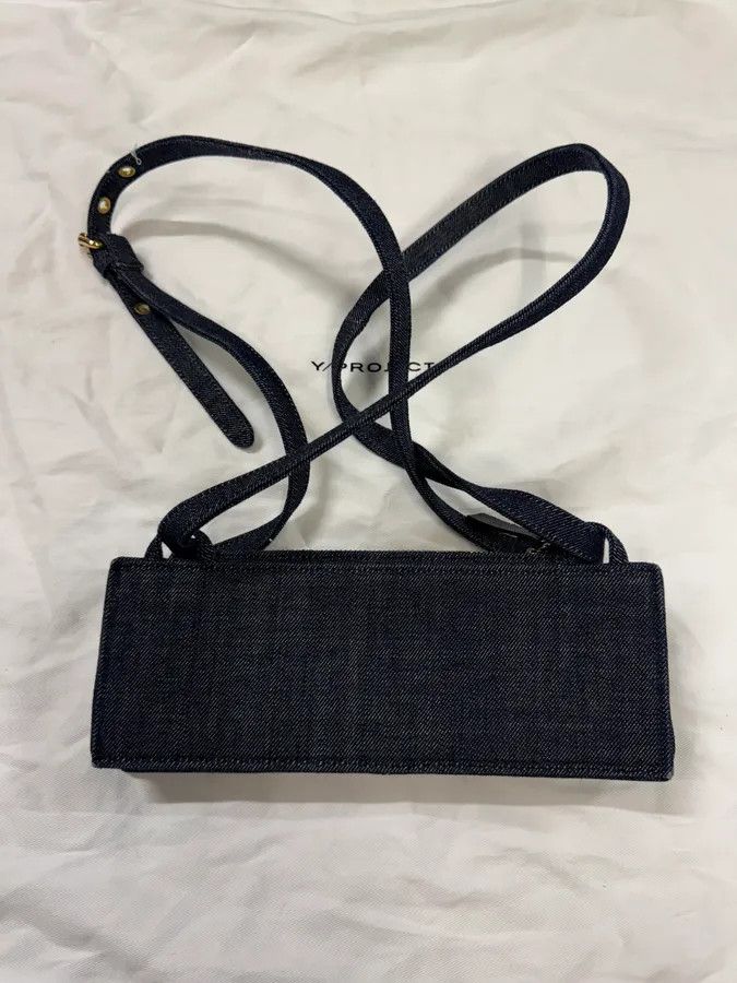 Y/Project Y/Project Accordion Navy Blue Denim Bag Size ONE SIZE - 3 Thumbnail