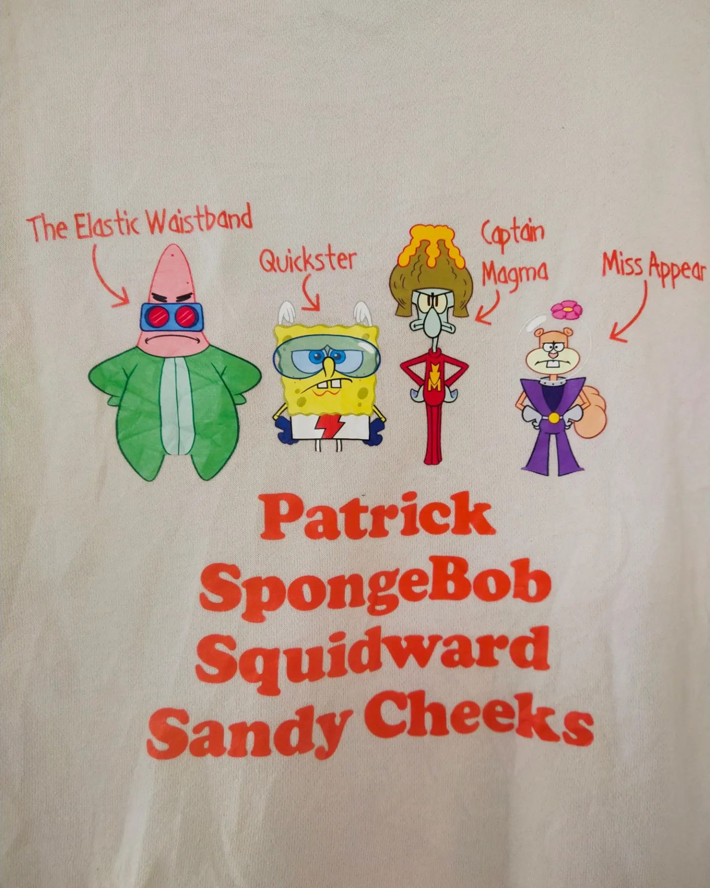 Nickelodeon SpongeBob Justice League Art Cartoon Youth Hoodie Size S / US 4 / IT 40 - 2 Thumbnail