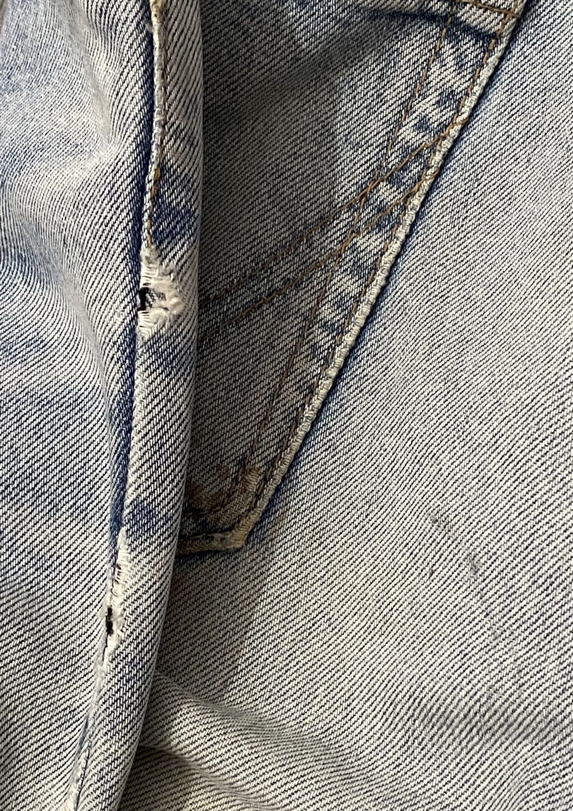 Edwin × Jean Vintage Edwin Japan Sun Wash Patches Distressed Jeans Size US 30 / EU 46 - 18 Thumbnail