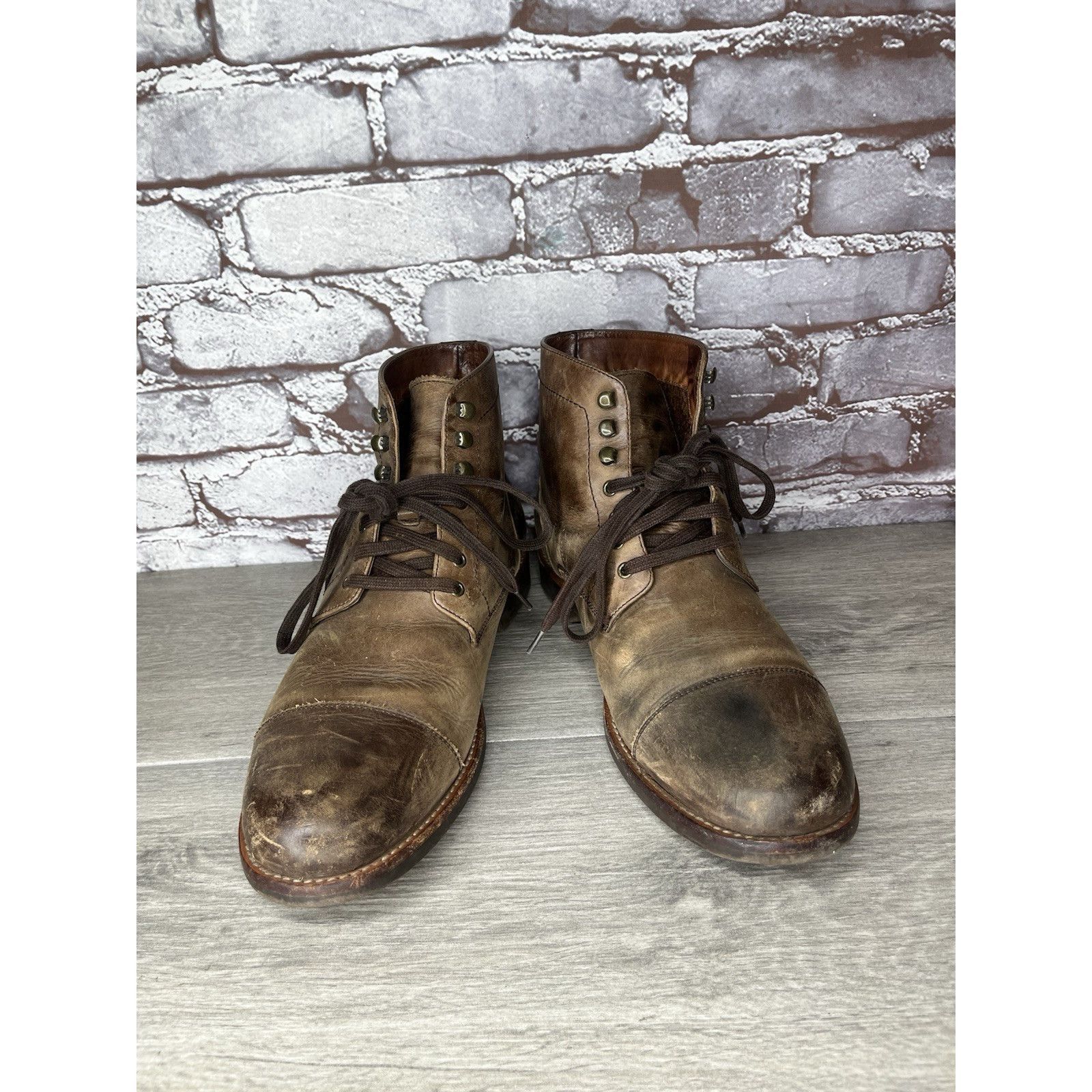 Warfield & Grand Warfield And Grand Mesa Brown Leather Lace Up Chukka Boots M Size US 8.5 / EU 41-42 - 14 Thumbnail