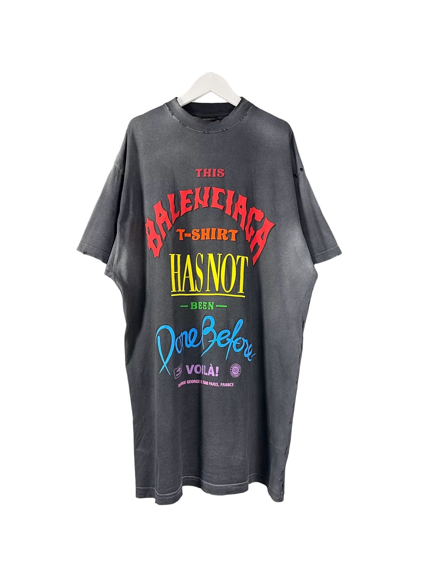 Balenciaga Balenciaga Logo Graphic T-Shirt Size S Size US S / EU 44-46 / 1 - 1 Thumbnail