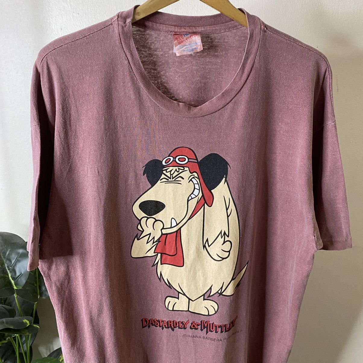 Cartoon Network Vintage 90s Hanna Barbera Productions Dastardly & Muttley T Size US L / EU 52-54 / 3 - 2 Thumbnail