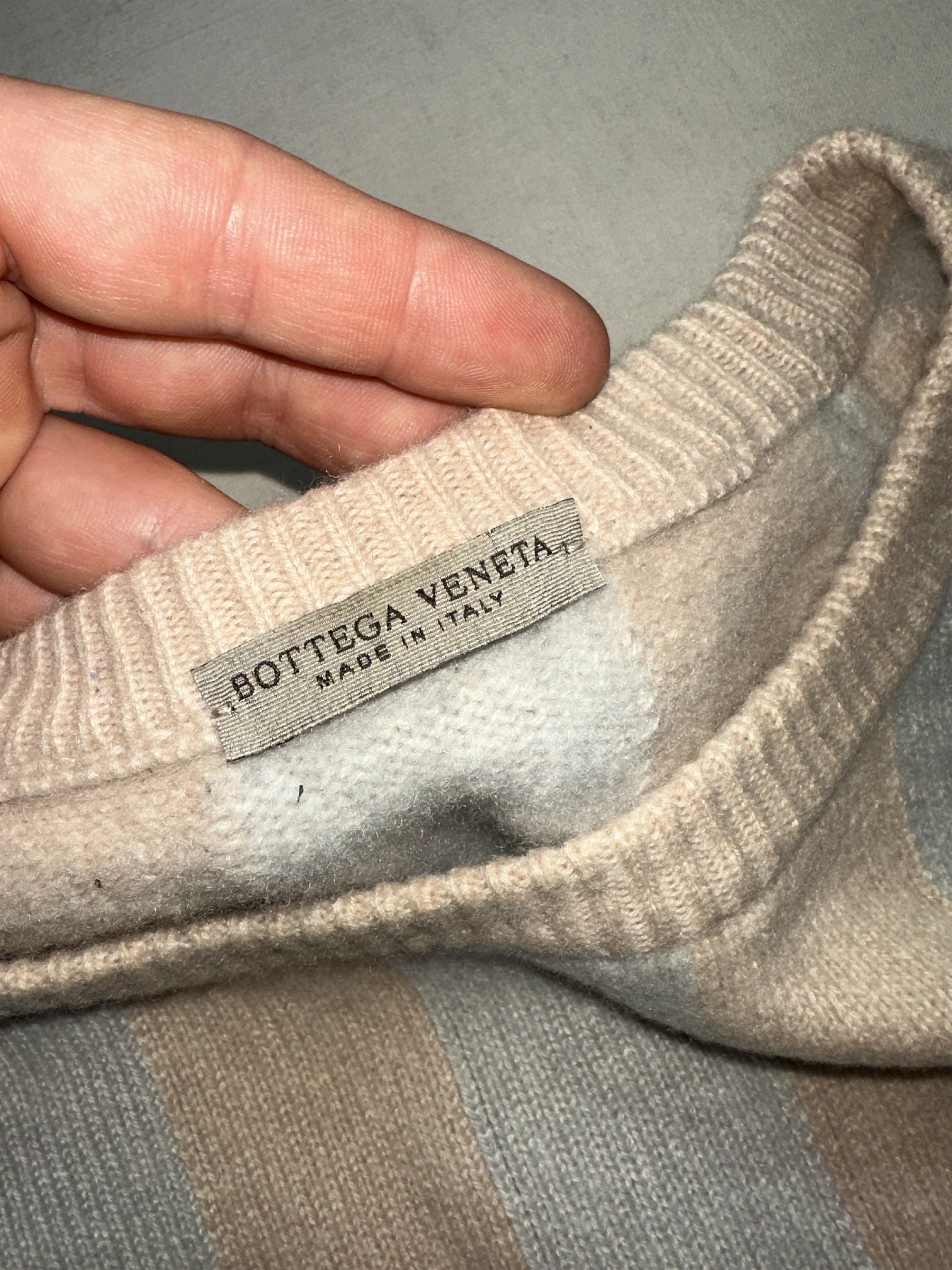 Bottega Veneta Bottega Veneta Cashmere Stripe Raglan Sweater Fit IT 42 Size M / US 6-8 / IT 42-44 - 7 Thumbnail