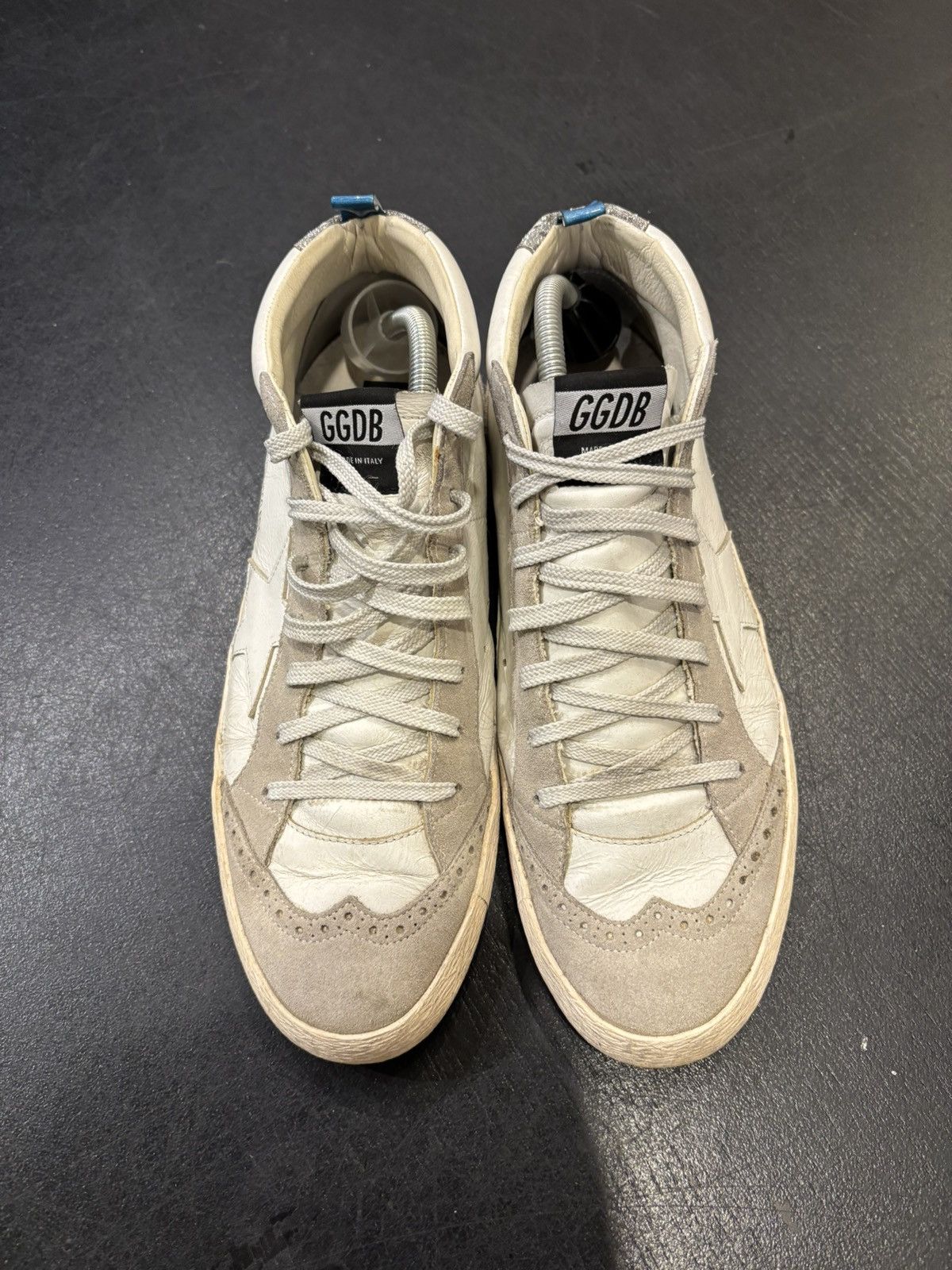 Golden Goose Golden Goose Mid Star Grey Size US 10 / EU 43 - 6 Thumbnail