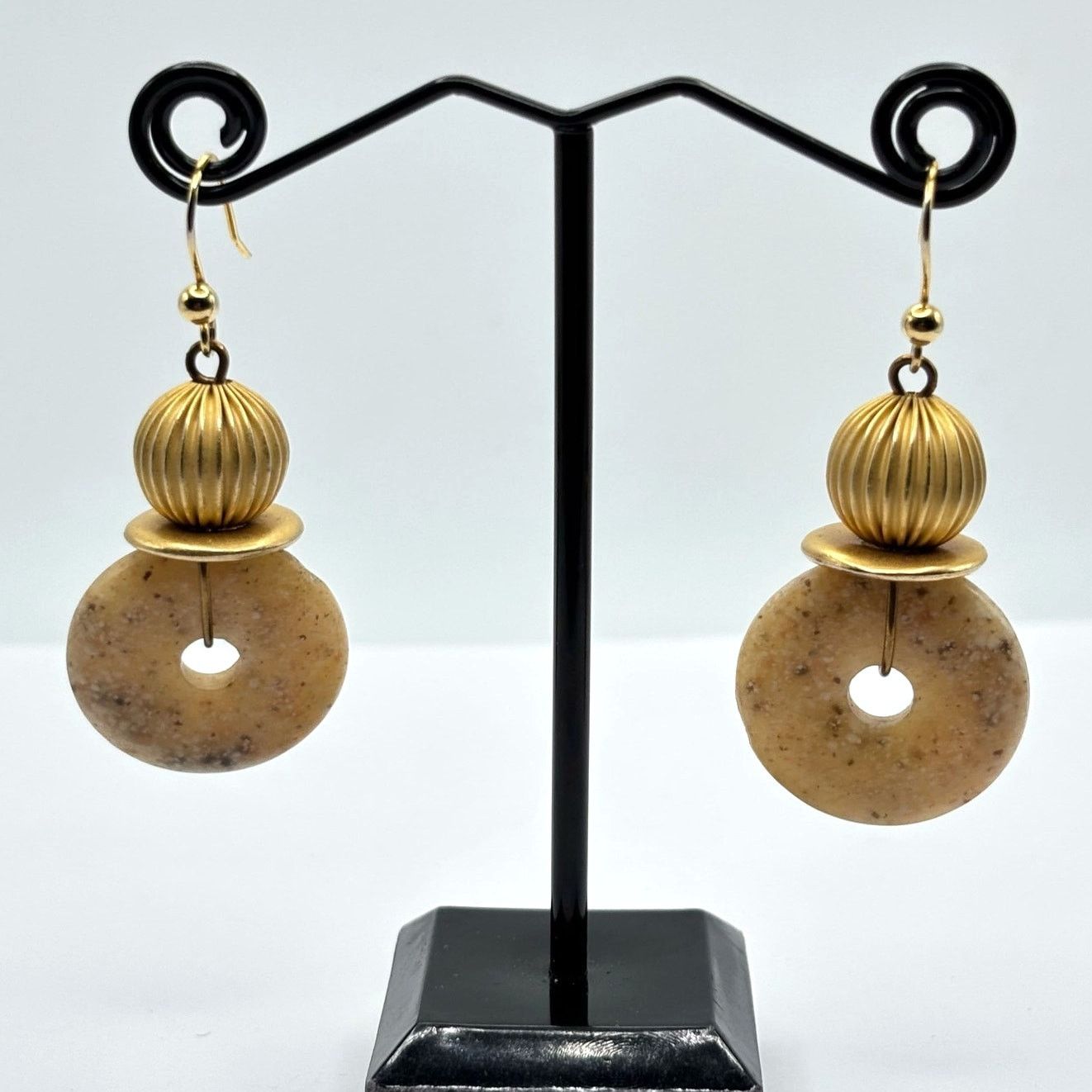 Other Gold Circular Earrings Size ONE SIZE - 2 Thumbnail