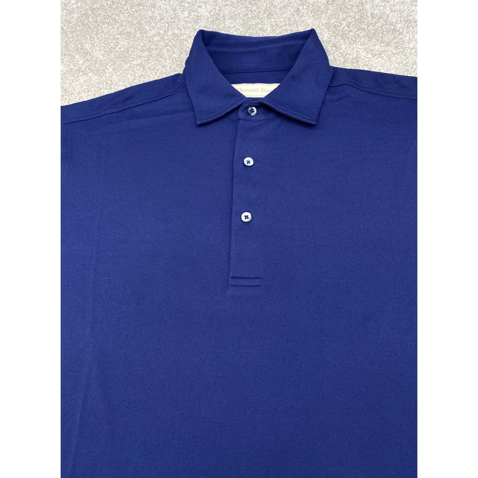 Vintage Donald Ross Polo Shirt Men’s Medium Blue Short Sleeve 6441 Polo Shirt Golf Shirt Men Blue Short Sleeve 6441 Size US M / EU 48-50 / 2 - 2 Thumbnail