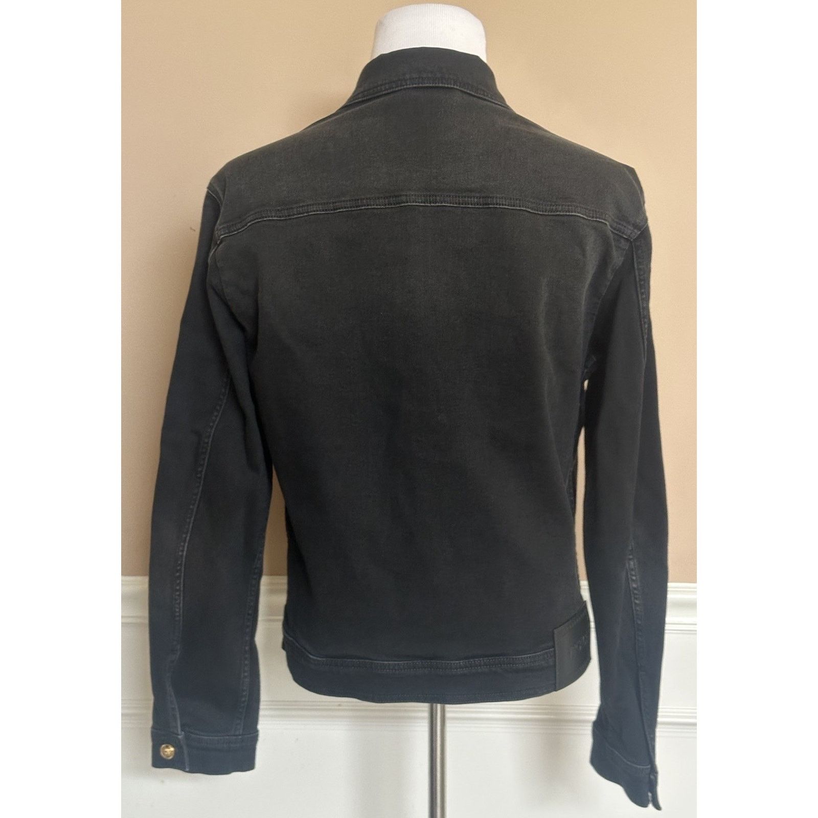 Versace Versace Men’s Blouson Denim Black Jacket L (50) 1011834 Size US L / EU 52-54 / 3 - 4 Thumbnail