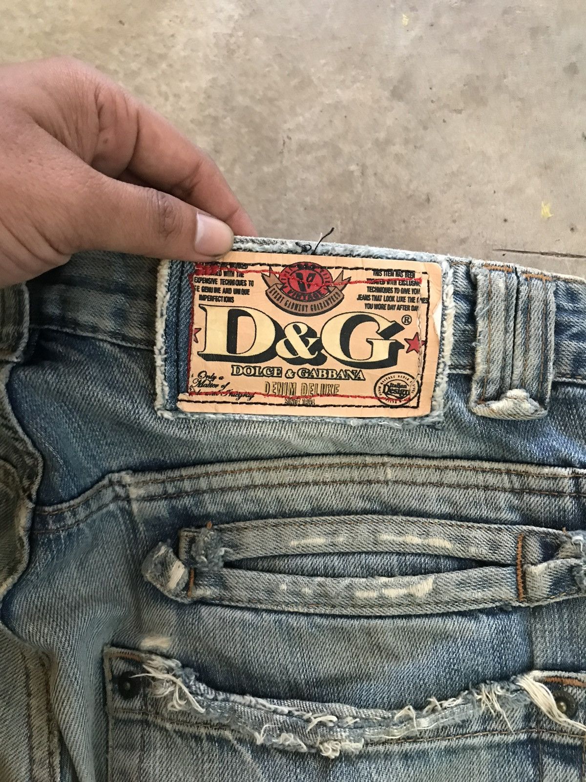 Dolce & Gabbana Vintage Dolce & Gabanna Distress Denim Size US 32 / EU 48 - 15 Thumbnail