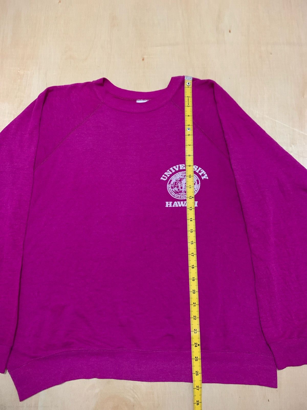 Vintage Vintage 80s University Hawaii Sweatshirt Size US L / EU 52-54 / 3 - 8 Thumbnail