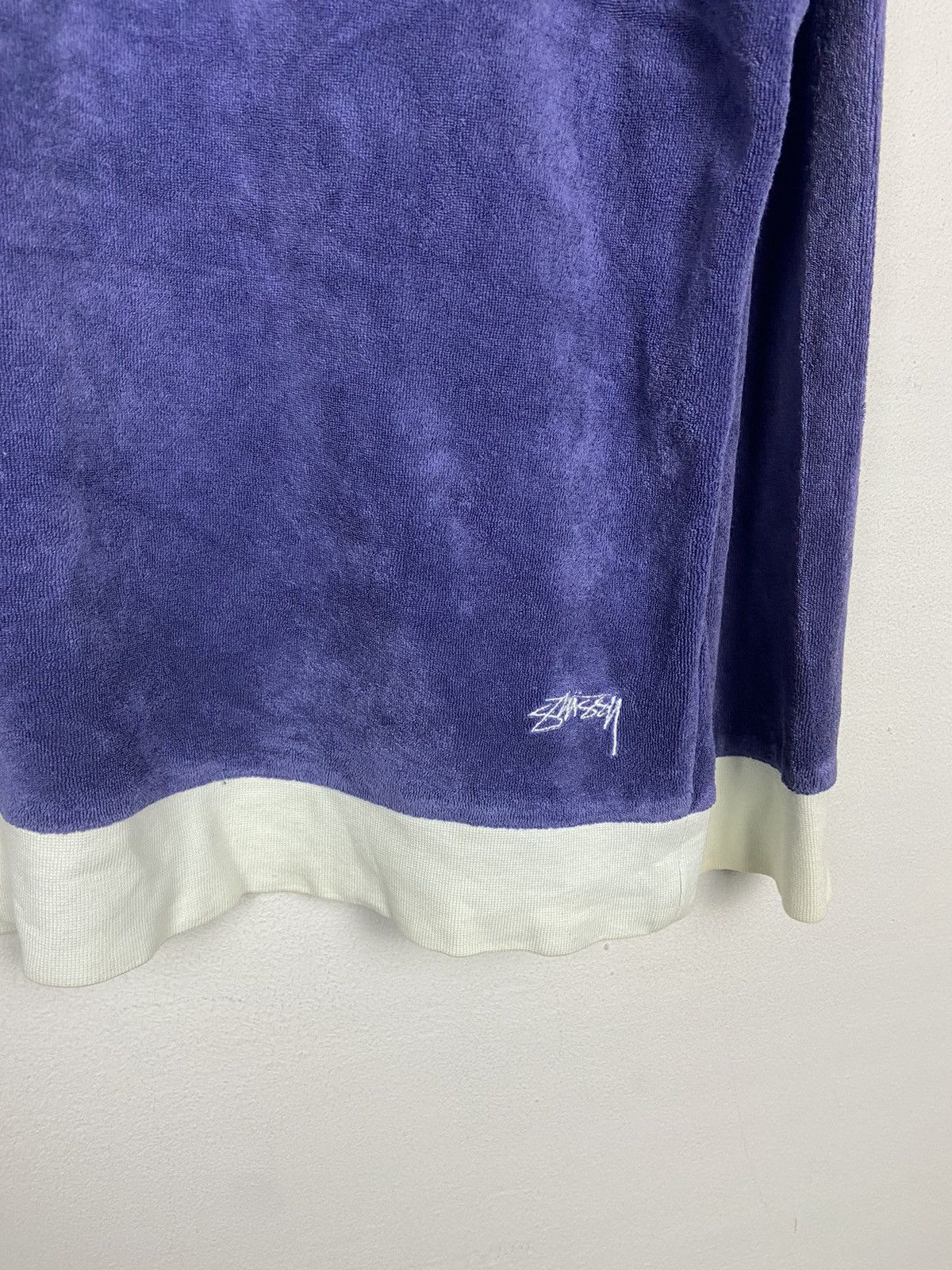 Stussy VINTAGE STUSSY VELVET SWEATSHIRT Size US XL / EU 56 / 4 - 3 Thumbnail