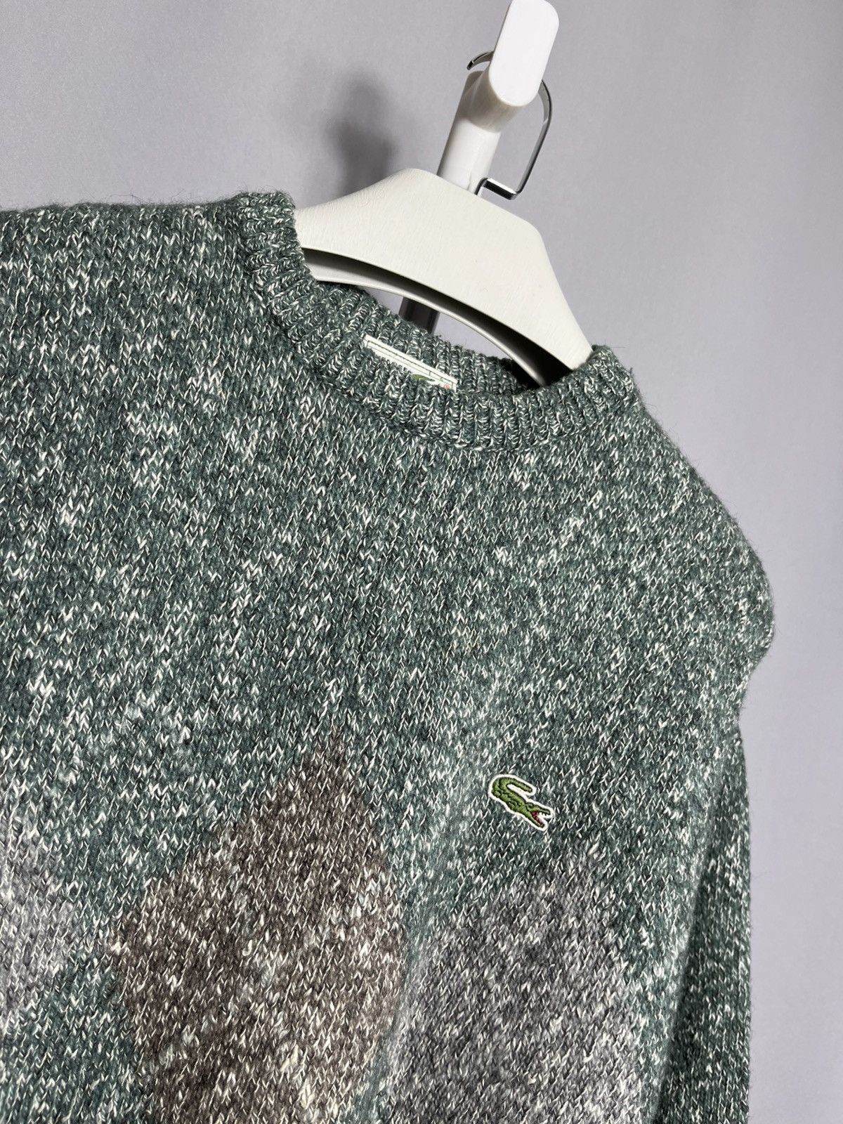 Lacoste Chemise lacoste wool sweater knit green vintage 90s rhombus Size US L / EU 52-54 / 3 - 4 Thumbnail
