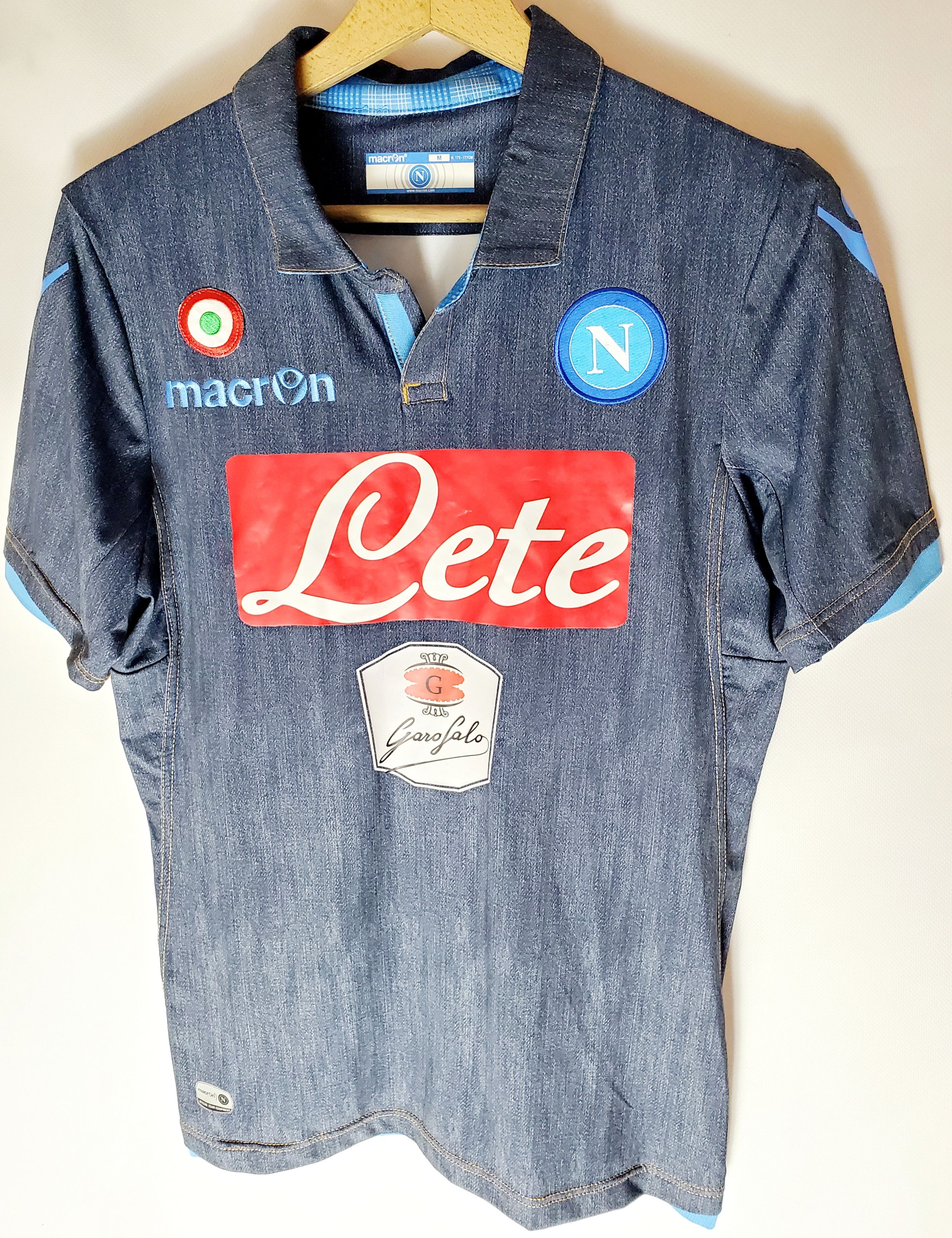 Macron × Vintage Napoli Away football 2014/2015 Soccer Jersey José Callejón M Size US M / EU 48-50 / 2 - 2 Thumbnail