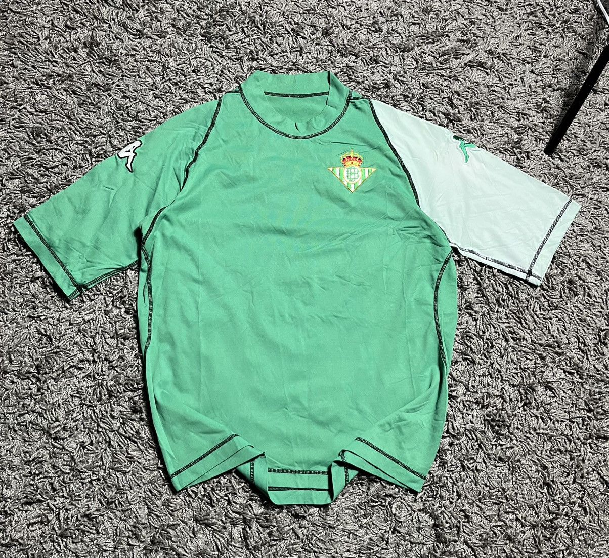 Kappa REAL BETIS 2003/04 KAPPA VINTAGE RARE TRIKOT SOCCER JERSEY Size US XXL / EU 58 / 5 - 1 Thumbnail