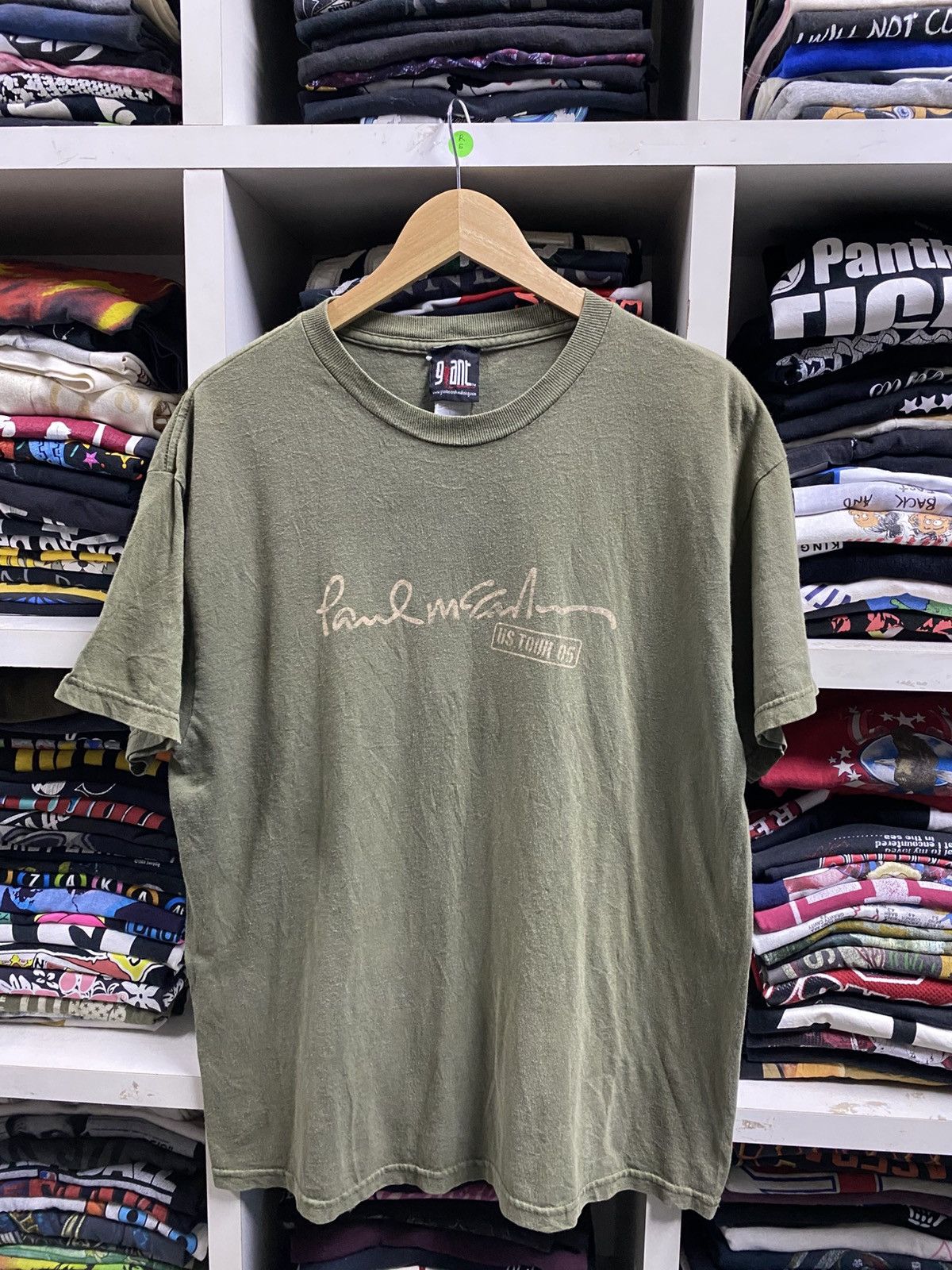 Band Tees × Vintage Vintage 90’s Paul McCartney 2005 Tour Tee Size US L / EU 52-54 / 3 - 1 Thumbnail