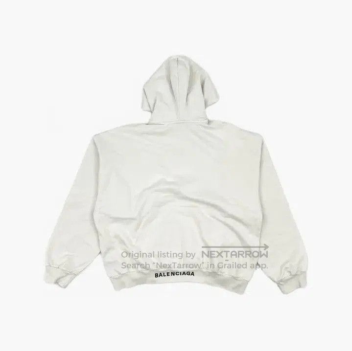 Balenciaga Balenciaga White Casual Hoodie with Heart Print. Size US S / EU 44-46 / 1 - 1 Thumbnail