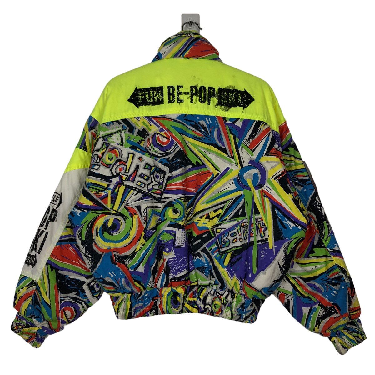 Japanese Brand 🔥Vintage Bomber Jacket Ski Be Pop Japan Colour Full Design Size US M / EU 48-50 / 2 - 8 Thumbnail