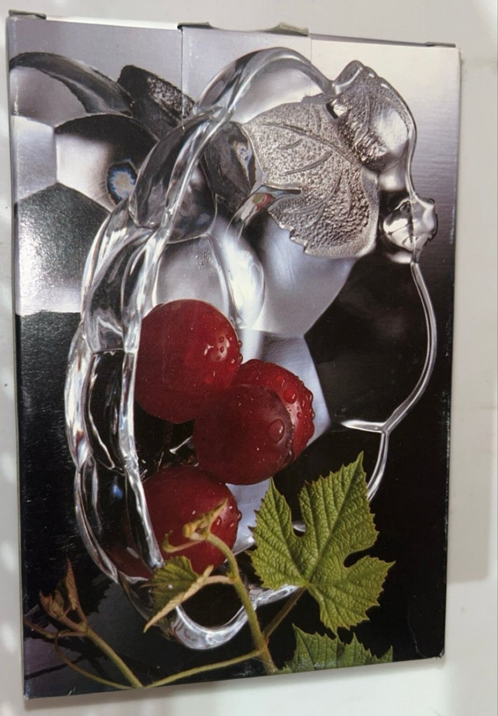 Other Studio Nova Clear Glass Grape Design Serveware jewel Bowl Size ONE SIZE - 1 Thumbnail