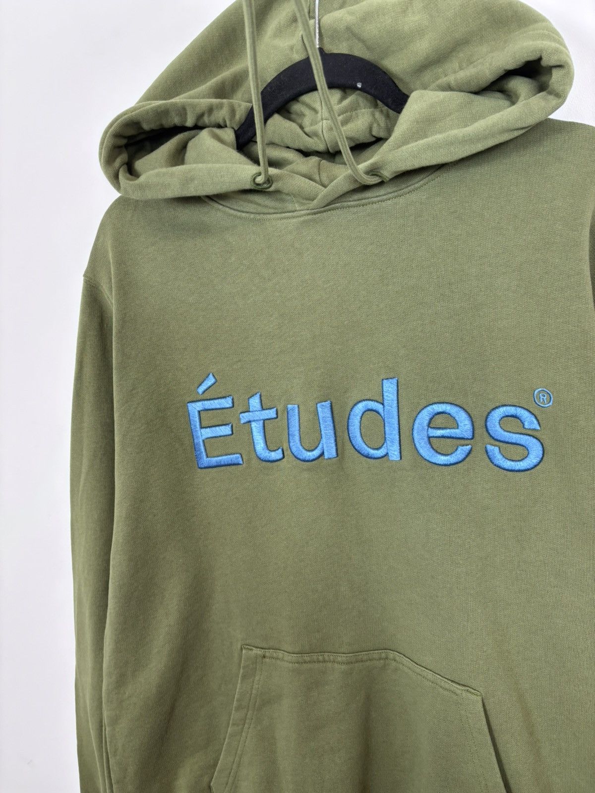 Etudes Etudes Studio Klein Big Embroidered Logo Olive Green Hoodie Size US M / EU 48-50 / 2 - 5 Thumbnail