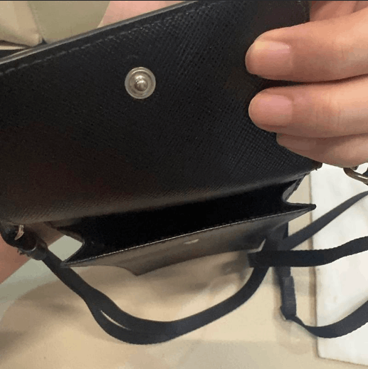 Prada Prada Unisex Leather Smartphone Bag Size ONE SIZE - 4 Thumbnail