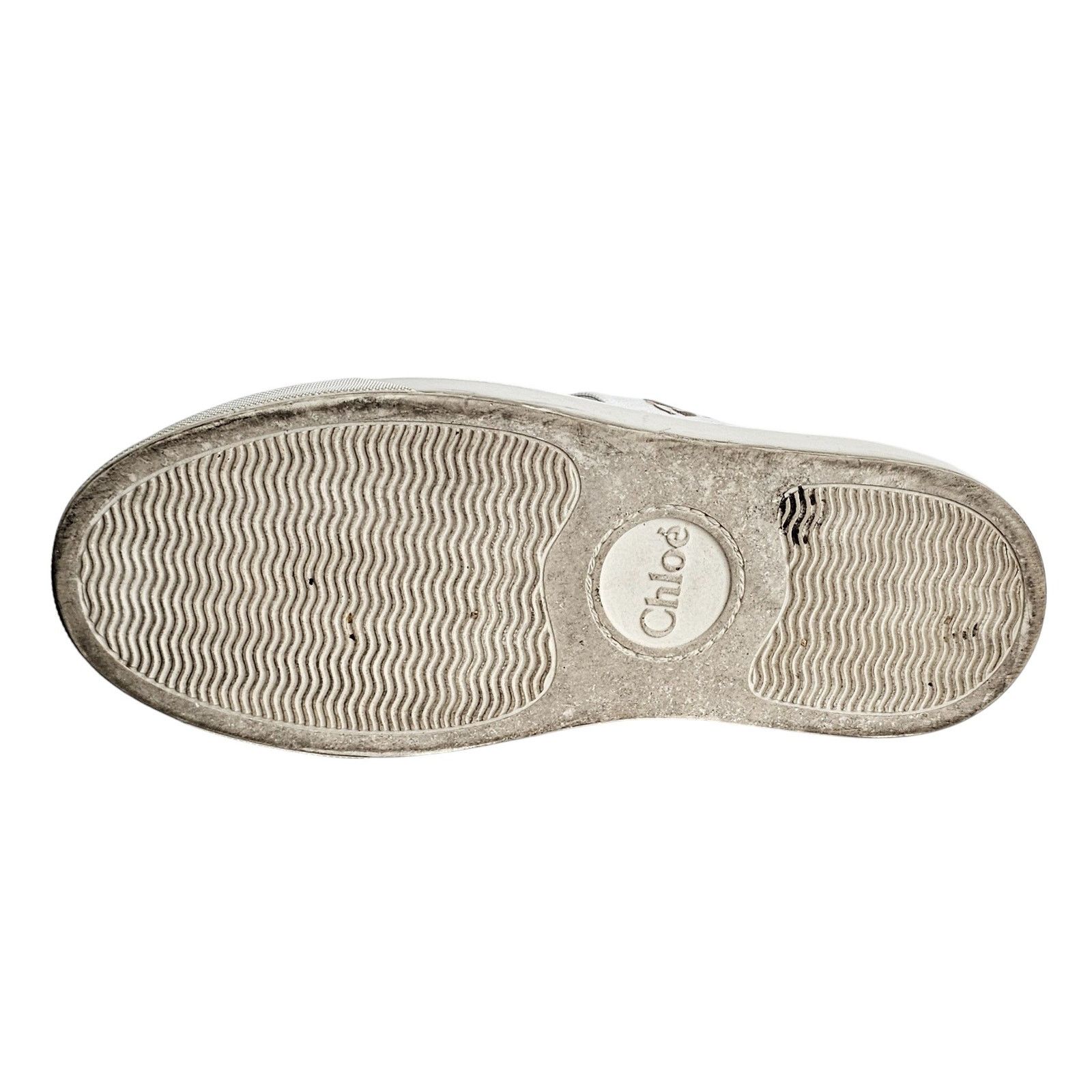 Chloe Chloé Lauren logo-strap leather slip-on sneaker Size US 5 / IT 35 - 13 Thumbnail