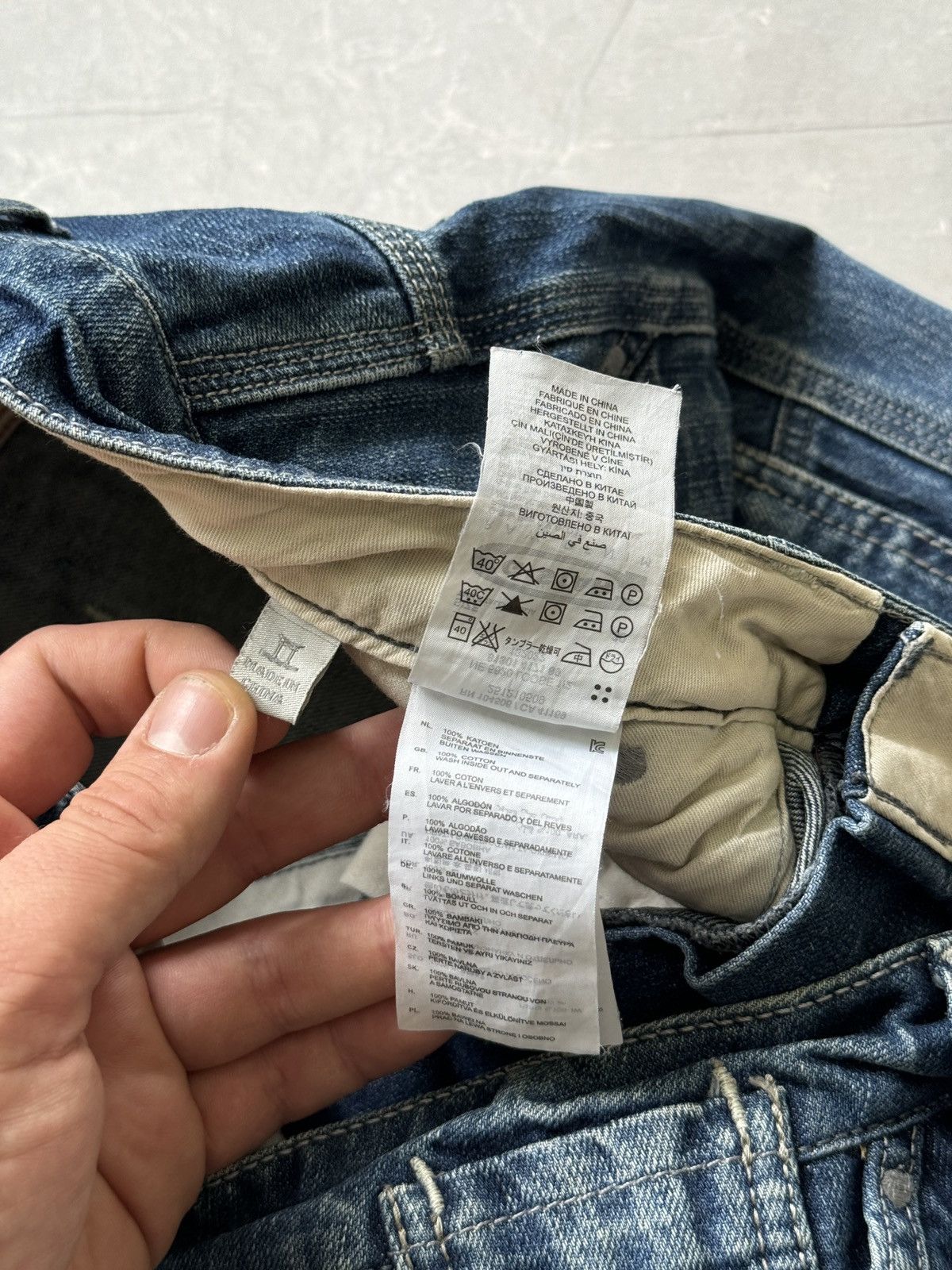 G-Star Vintage G-Star Raw Big Logo Back Buckle Denim Shorts Baggy Size US 34 / EU 50 - 11 Thumbnail