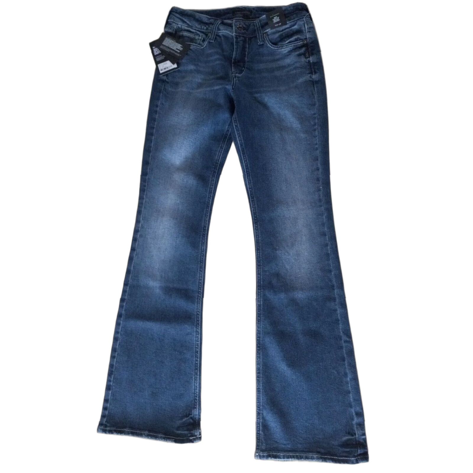 VINTAGE Silver Jeans Womens Suki Slim Bootcut Jeans Medium Rise 28