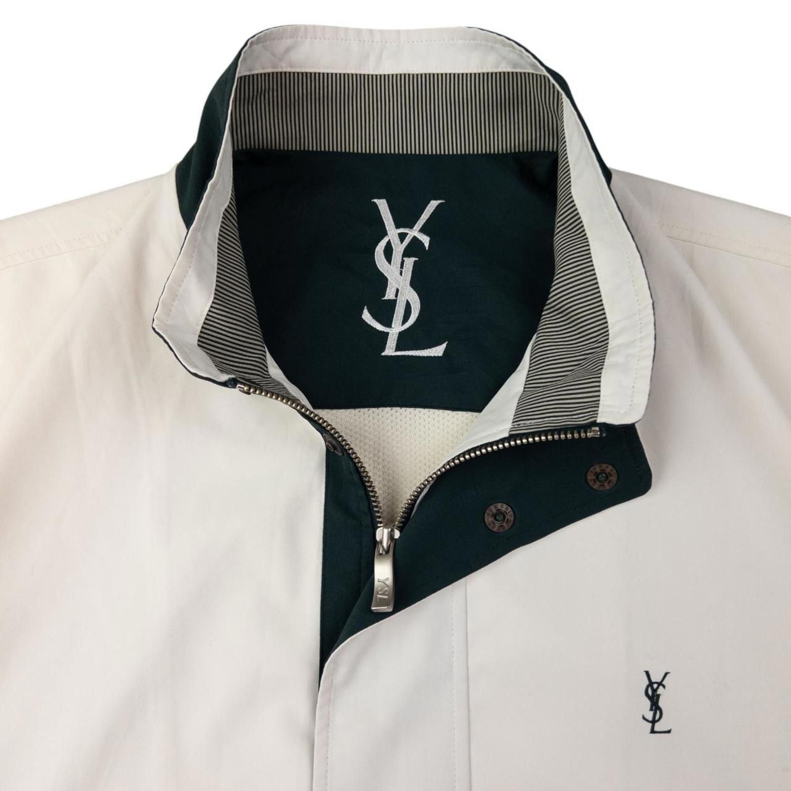 Yves Saint Laurent Vintage YSL Yves Saint Laurent Zip Up Jacket Size L Size US L / EU 52-54 / 3 - 3 Thumbnail