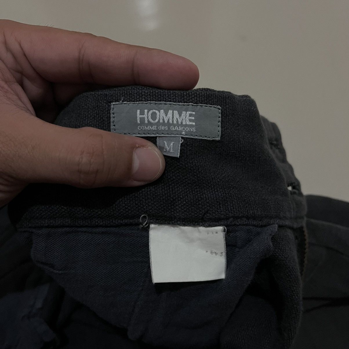 Comme des Garcons Homme ARCHIVE 80’s COMME DES GARCONS HOMME BUTTONS CANVAS BALLOON Size US 32 / EU 48 - 5 Thumbnail