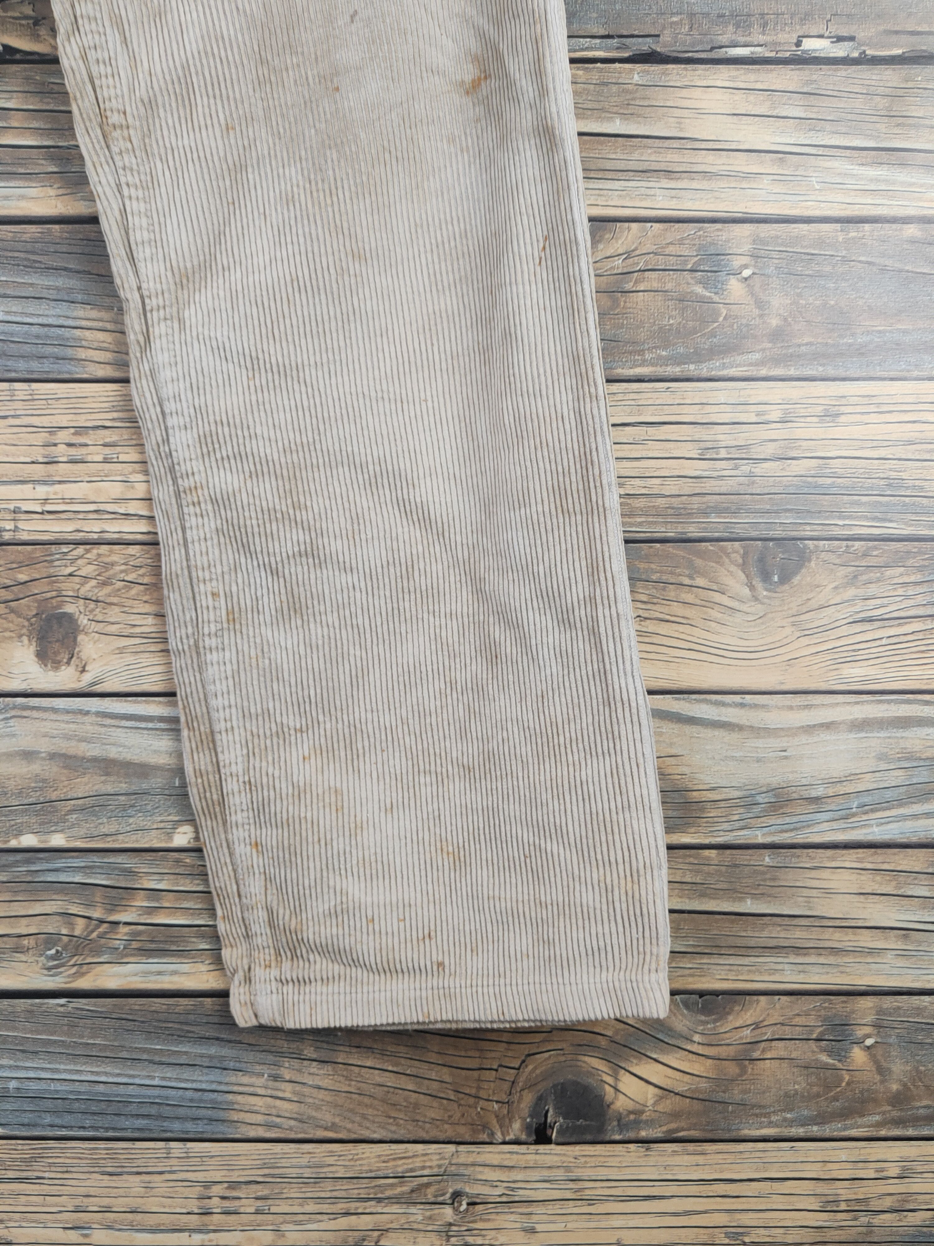 Levi's DL Levi's Beige Multipocket Corduroy Pants #46-260T Size US 31 - 6 Thumbnail