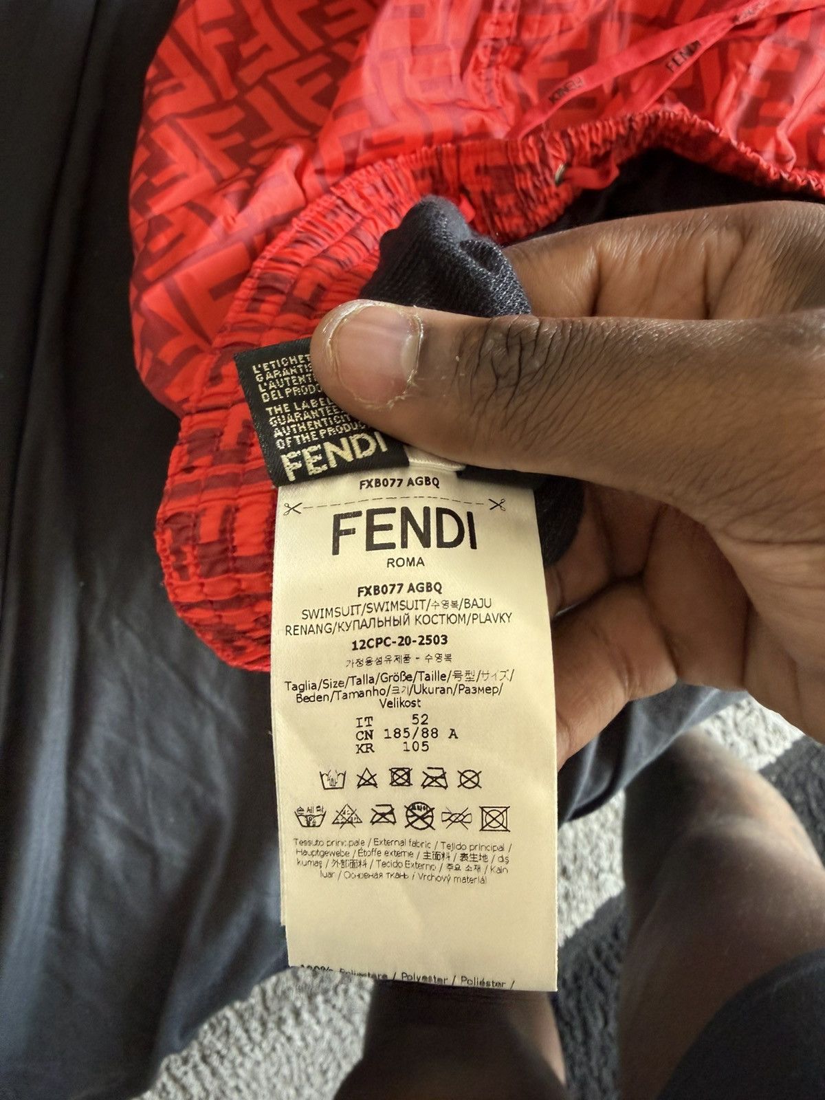 Fendi Fendi Print Swim Shorts Size US 36 / EU 52 - 5 Thumbnail
