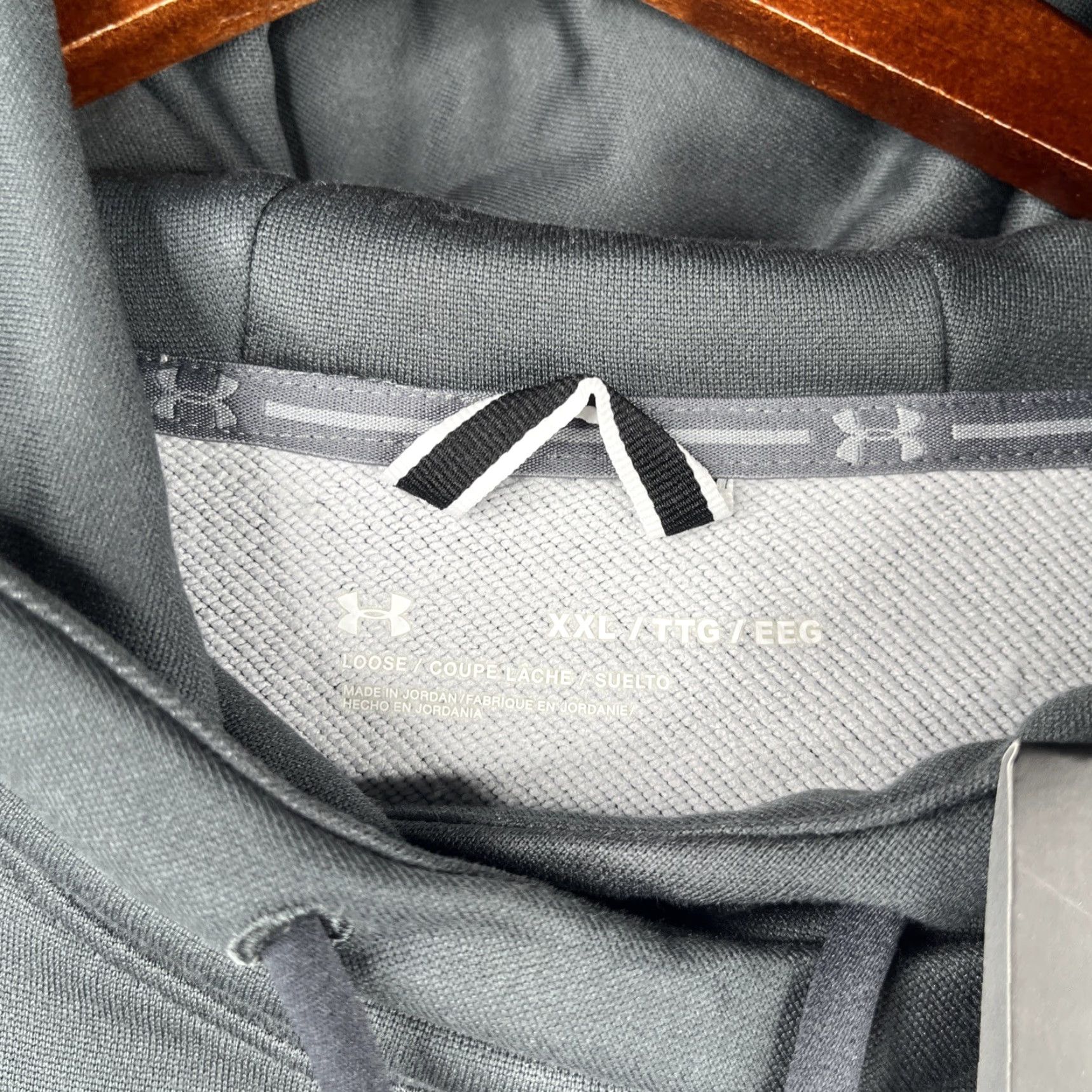 Under Armour Under Armour Hoodie Sweatshirt Womens XL Gray Colorblock Pullover Hoodie Activewear NWT Performance Pockets Logo 90s? Size XL / US 12-14 / IT 48-50 - 4 Thumbnail