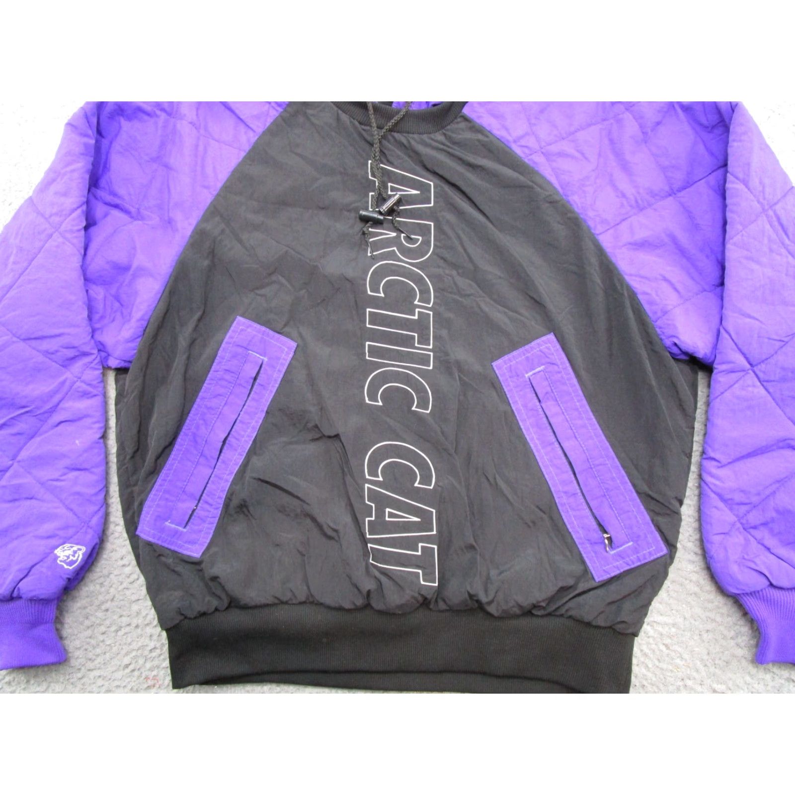 Vintage VTG Arctic Wear Jacket Pullover Nylon Hooded Purple Quilt 90s Ski USA SZ M Mens Size US M / EU 48-50 / 2 - 2 Thumbnail
