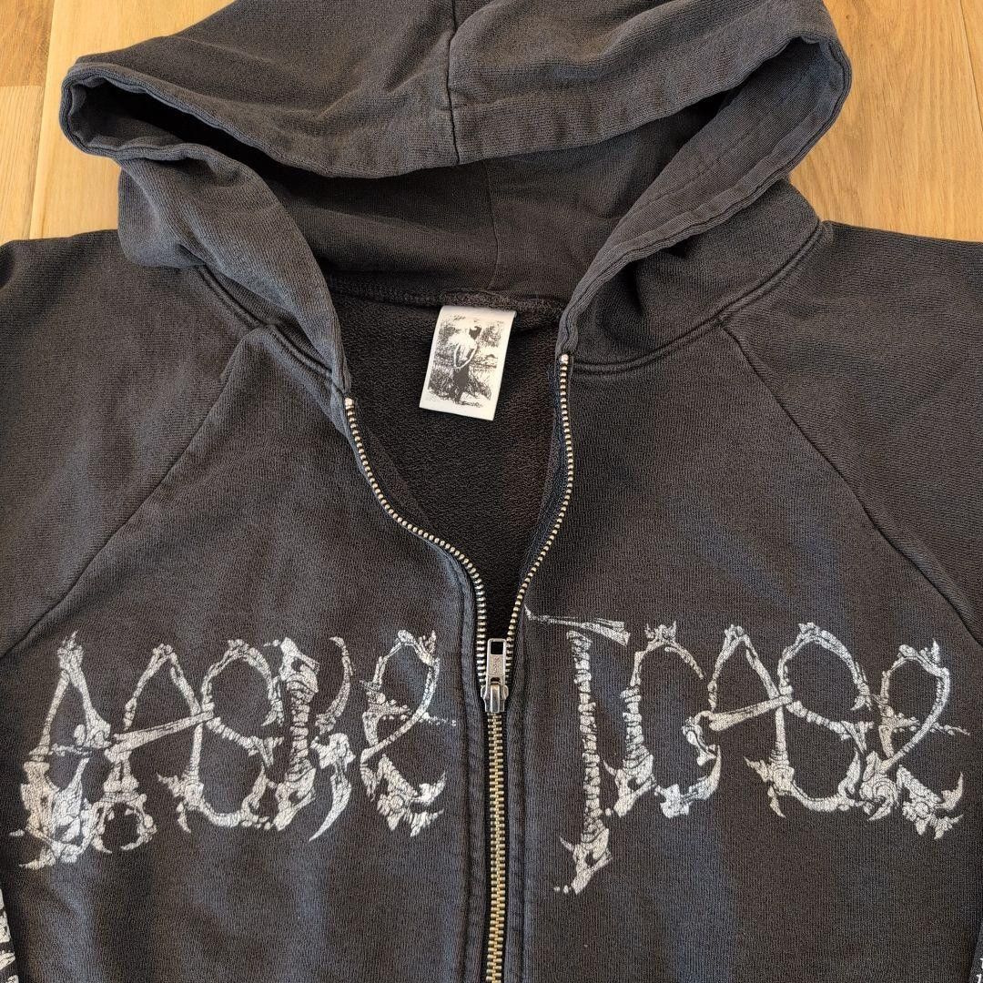 basketcase gallery Basketcase Gallery Massacre Zip Hoodie Gray XL Vintage Wash Size US XL / EU 56 / 4 - 7 Thumbnail