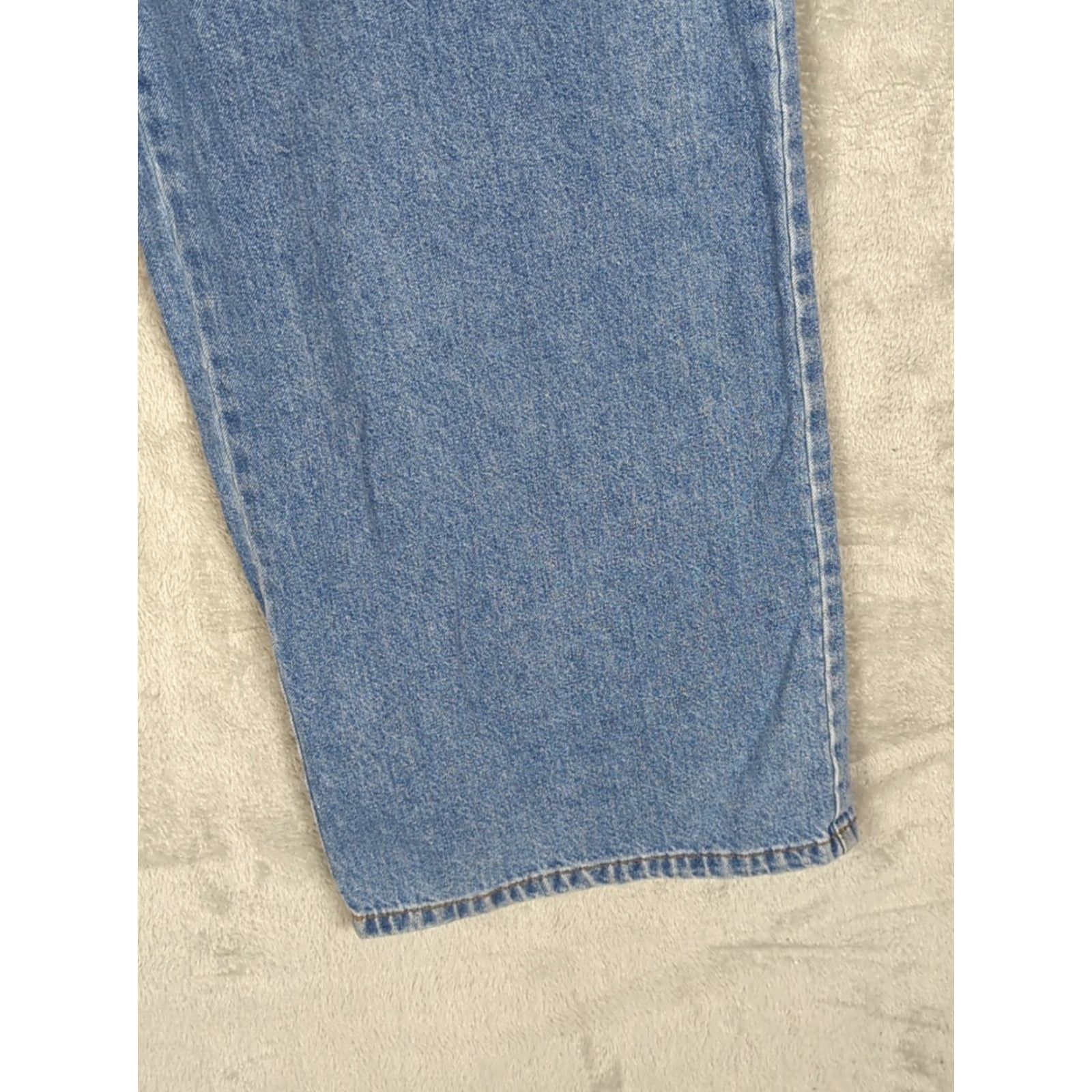 Cotton On Cotton On Denim Jeans Baggy wide leg Carpenter Womens 14 Grunge Skater Retro Relaxed Blue Denim Wide-Leg 14 Womens Size 36" / US 14 / IT 50 - 7 Thumbnail