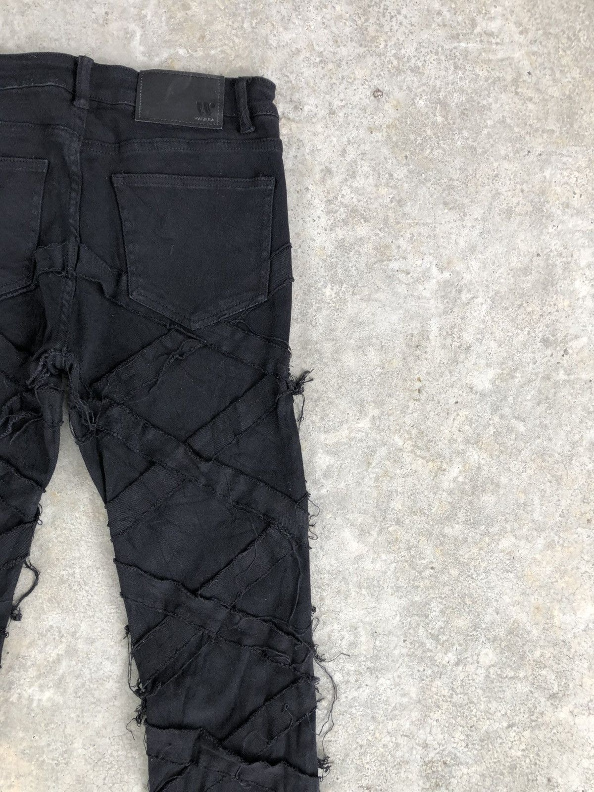 If Six Was Nine Japanese Waimea Flared Jean Distressed Denim Rick Owen Style Size US 30 / EU 46 - 10 Thumbnail
