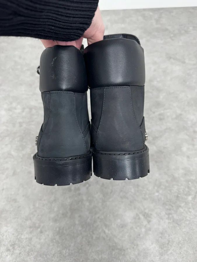 Philipp Plein Philipp Plein Black Premium Leather Boots Size US 9 / EU 42 - 4 Thumbnail