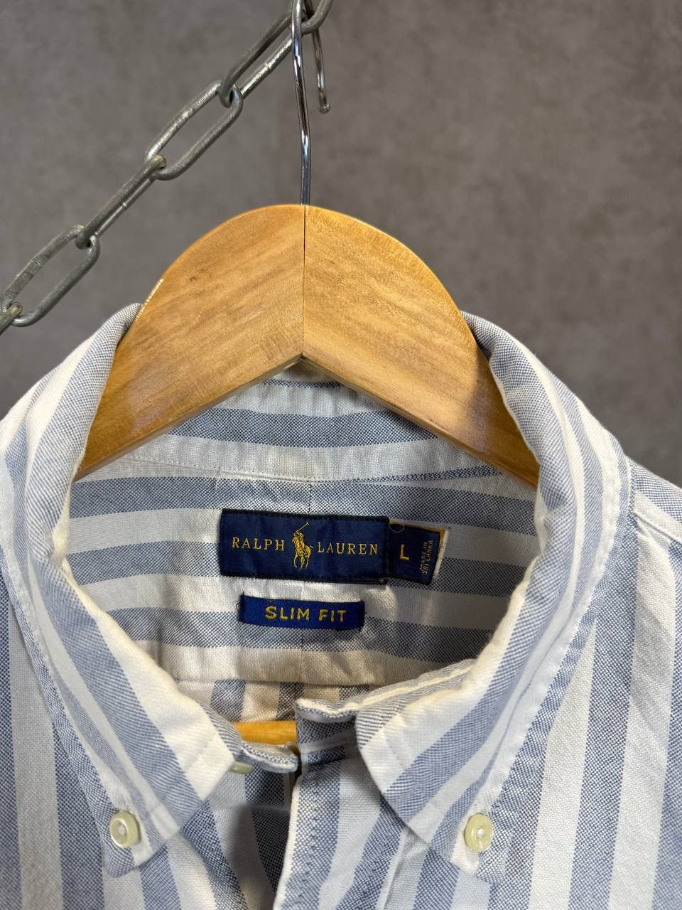 Polo Ralph Lauren Polo Ralph Lauren designer striped logo shirt Size US L / EU 52-54 / 3 - 5 Thumbnail