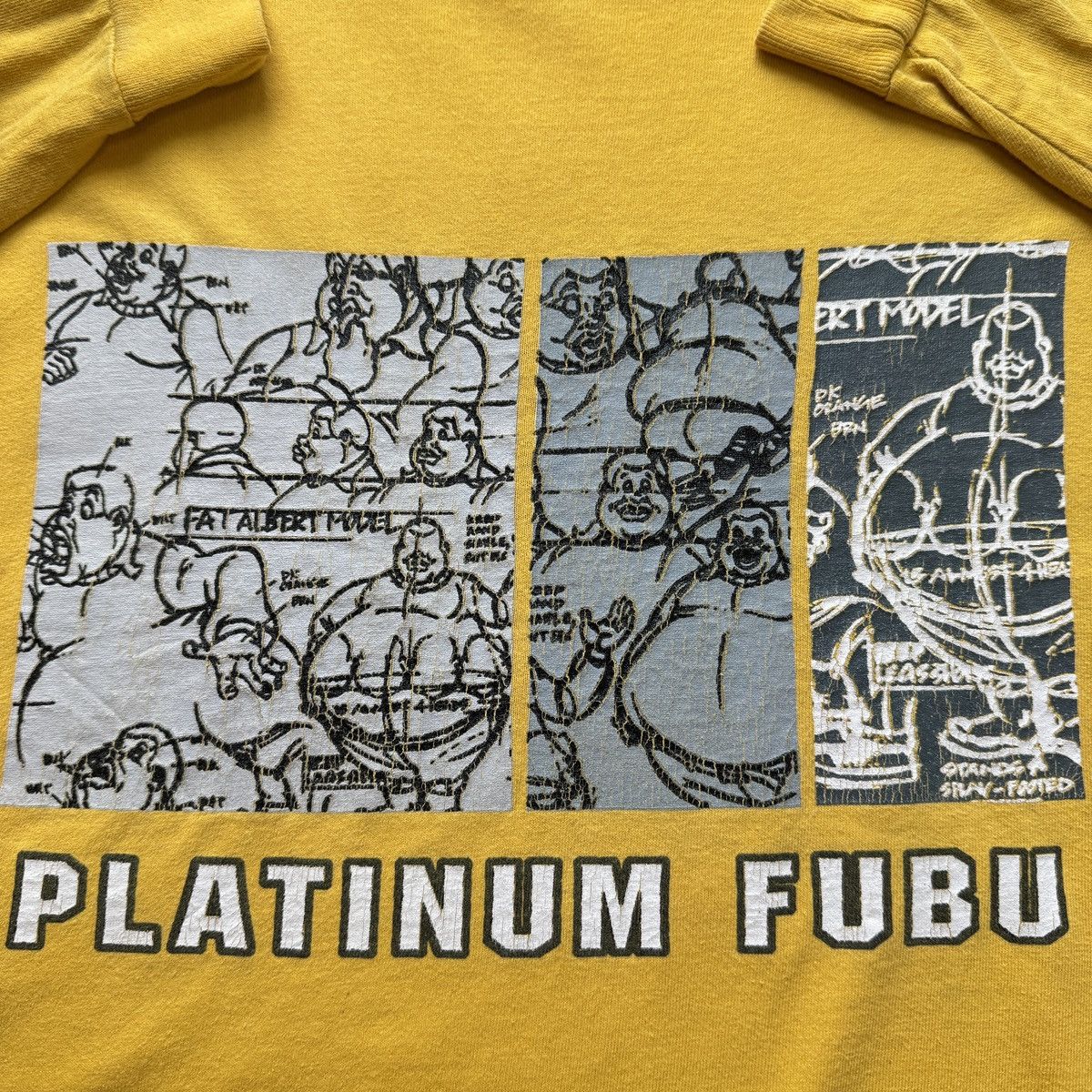 Fubu Vintage 2000s Platinum Fubu Fat Albert cartoon skater tee Size US XL / EU 56 / 4 - 6 Thumbnail