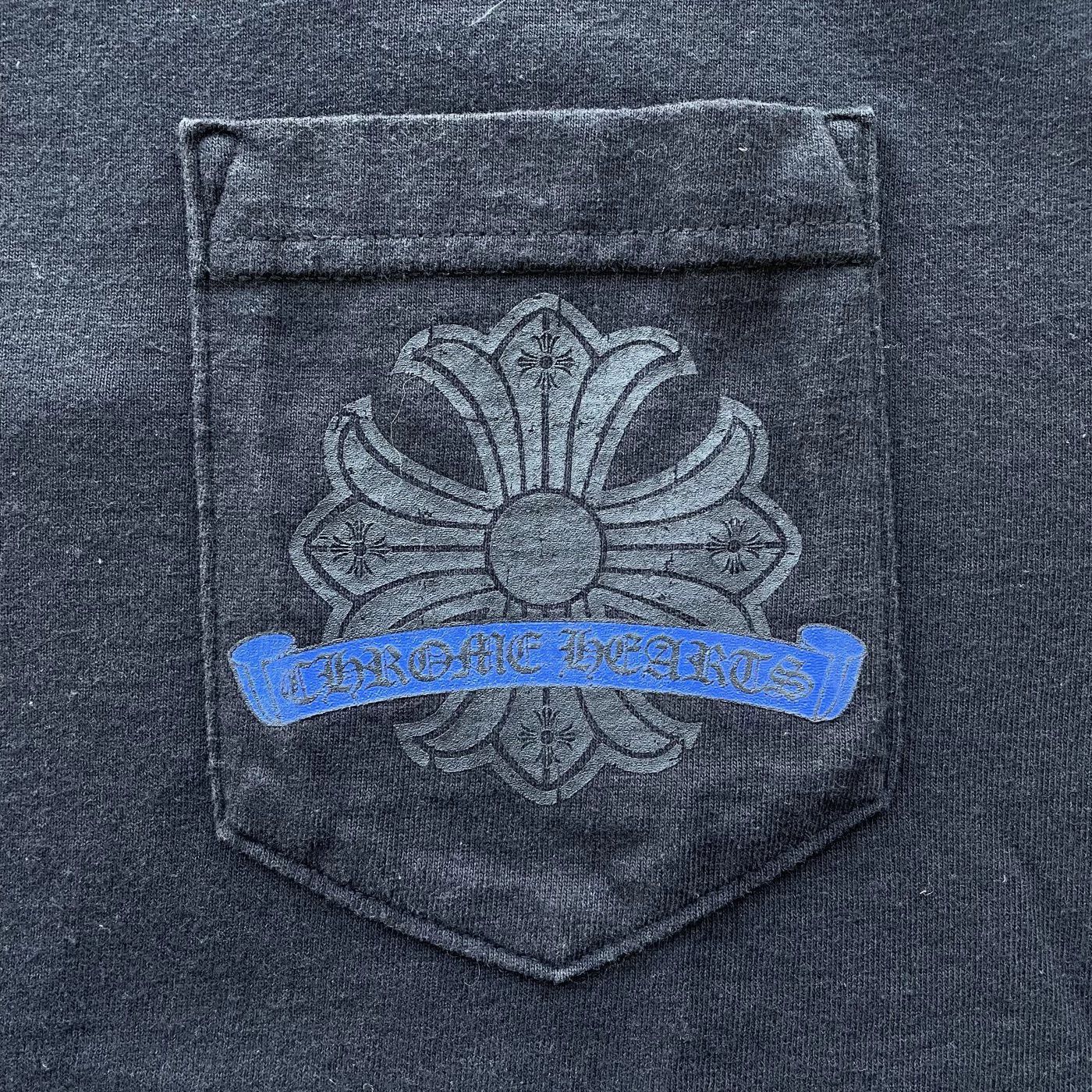 Chrome Hearts 95 New Chrome Hearts Men's Black Large Cross Tee M Size US M / EU 48-50 / 2 - 3 Thumbnail
